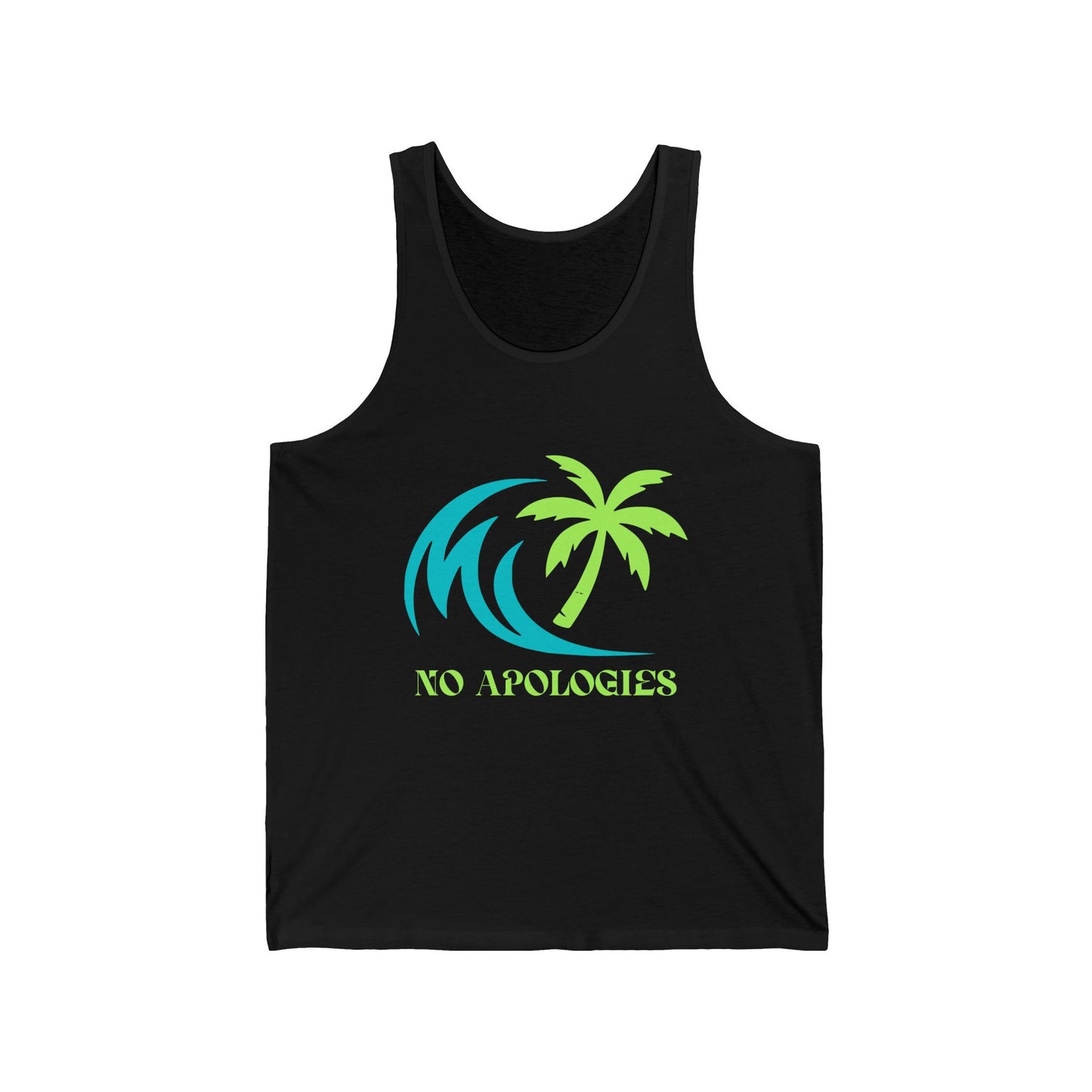 Tropical Vibes Tank, Beach Party Wear, No Apologies Top, Salty Attitude Shirt