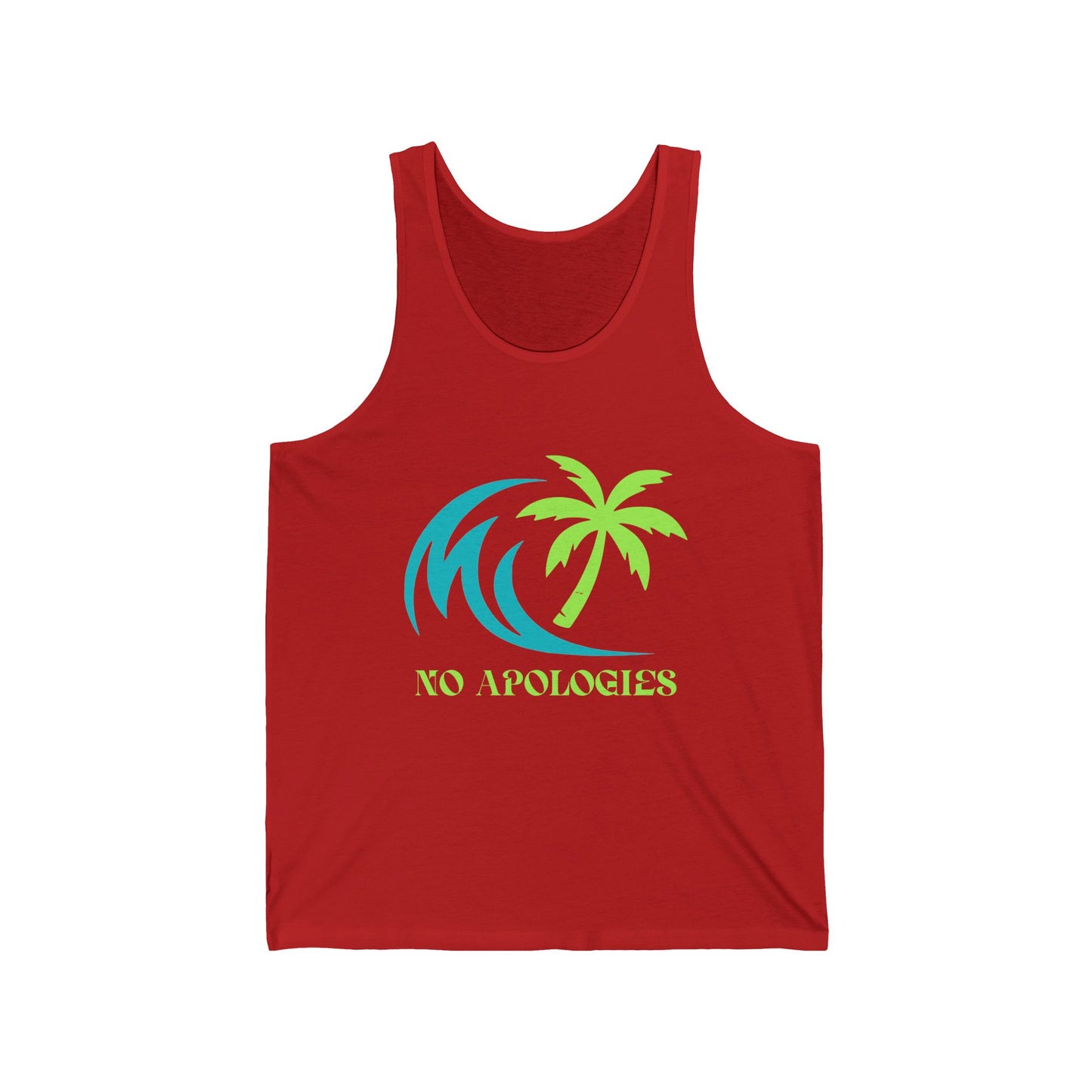 Tropical Vibes Tank, Beach Party Wear, No Apologies Top, Salty Attitude Shirt