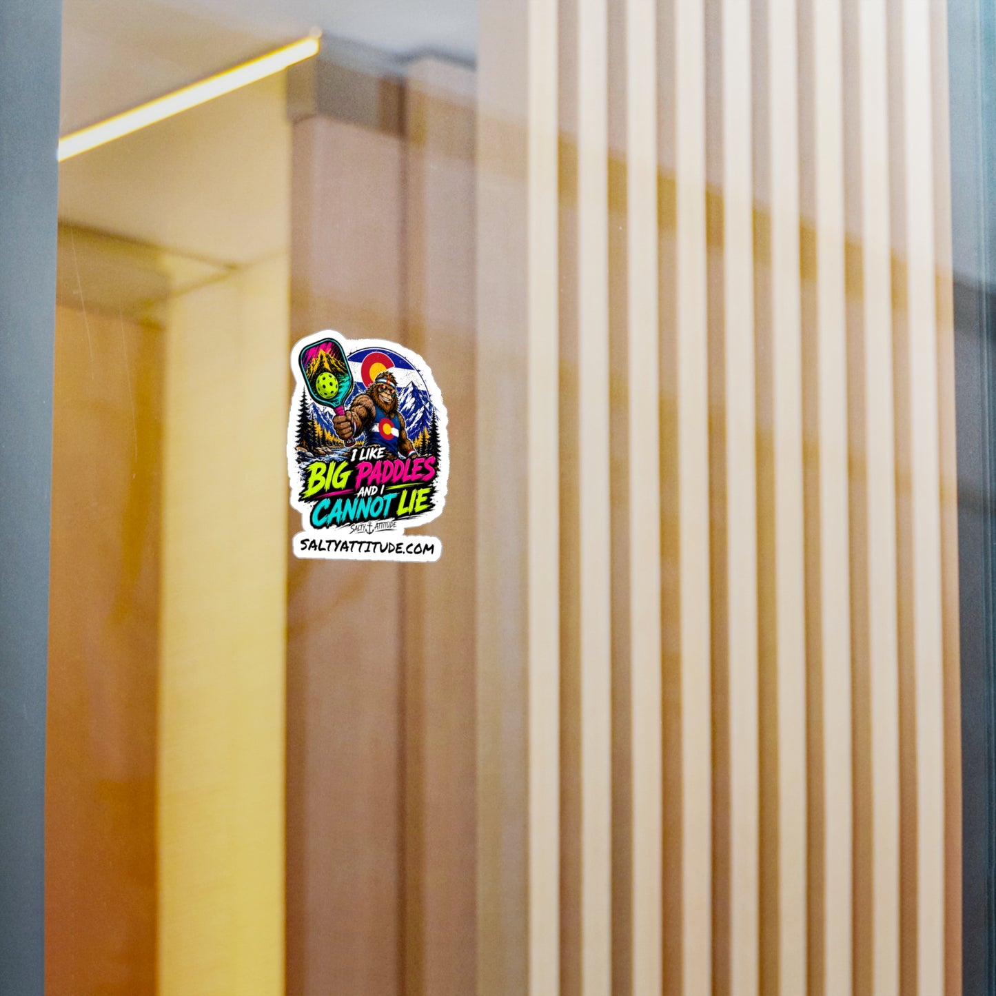 I Like Big Paddles and I Cannot Lie Vinyl Sticker