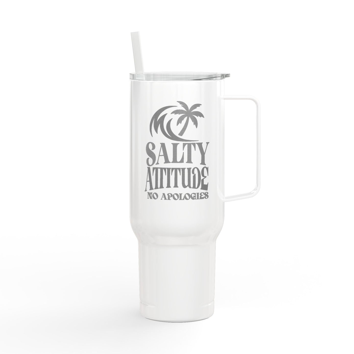 Engraved Insulated Tumbler, 40oz Travel Mug for Hot & Cold Drinks