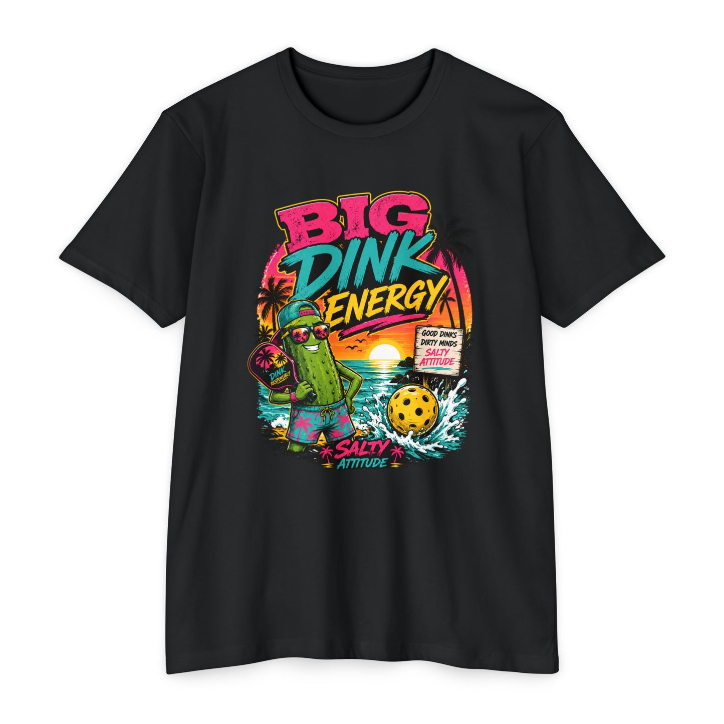 Big Dink Energy Pickleball T-Shirt — 'Big Dink Energy' Graphic Tee