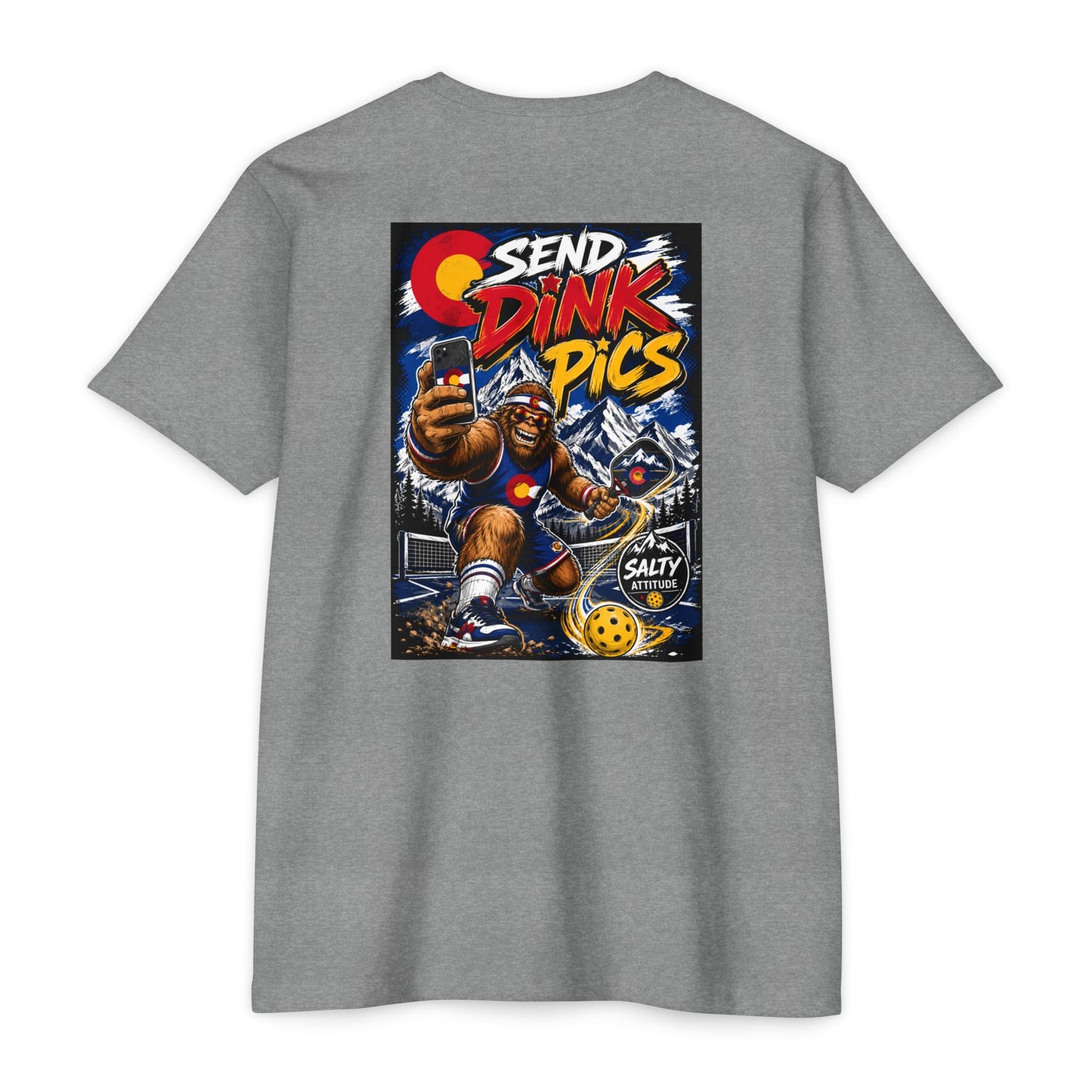 Send Dink Pics Basketball T‑Shirt — 'Salty Attitude' Retro Sports Graphic Tee
