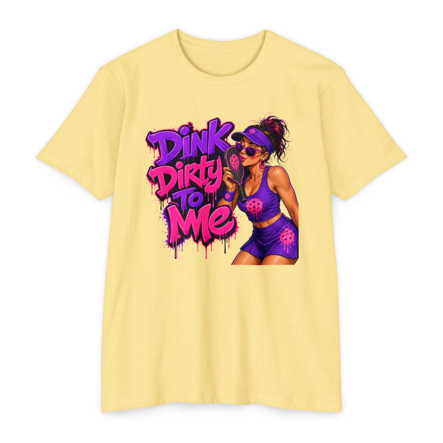 Dink Dirty To Me T-Shirt — Retro Pin-Up Beach Tee (Salty Attitude)