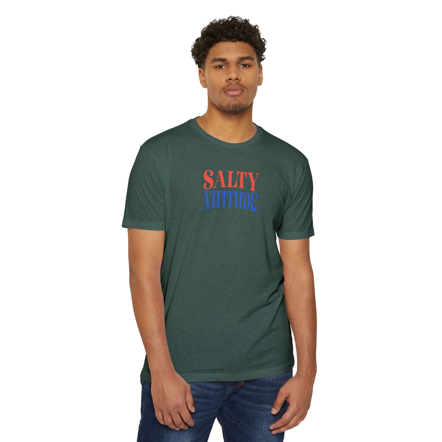 Salty Attitude Beach T-Shirt — Tropical Vacation Graphic Tee