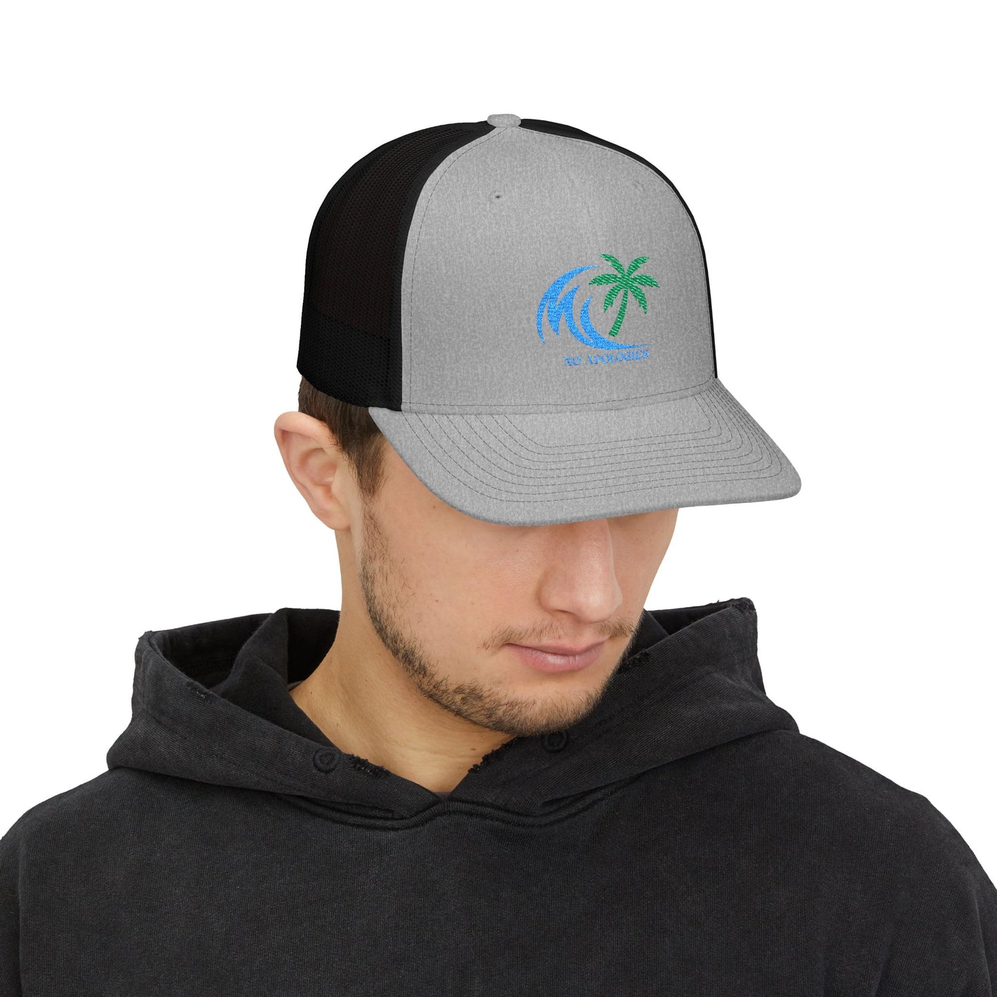 Palm Tree Wave No Apologies - Snapback Cap | Trucker Mesh Hat