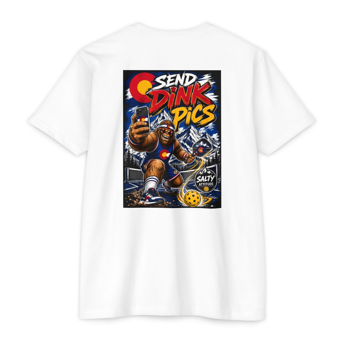 Send Dink Pics Basketball T‑Shirt — 'Salty Attitude' Retro Sports Graphic Tee