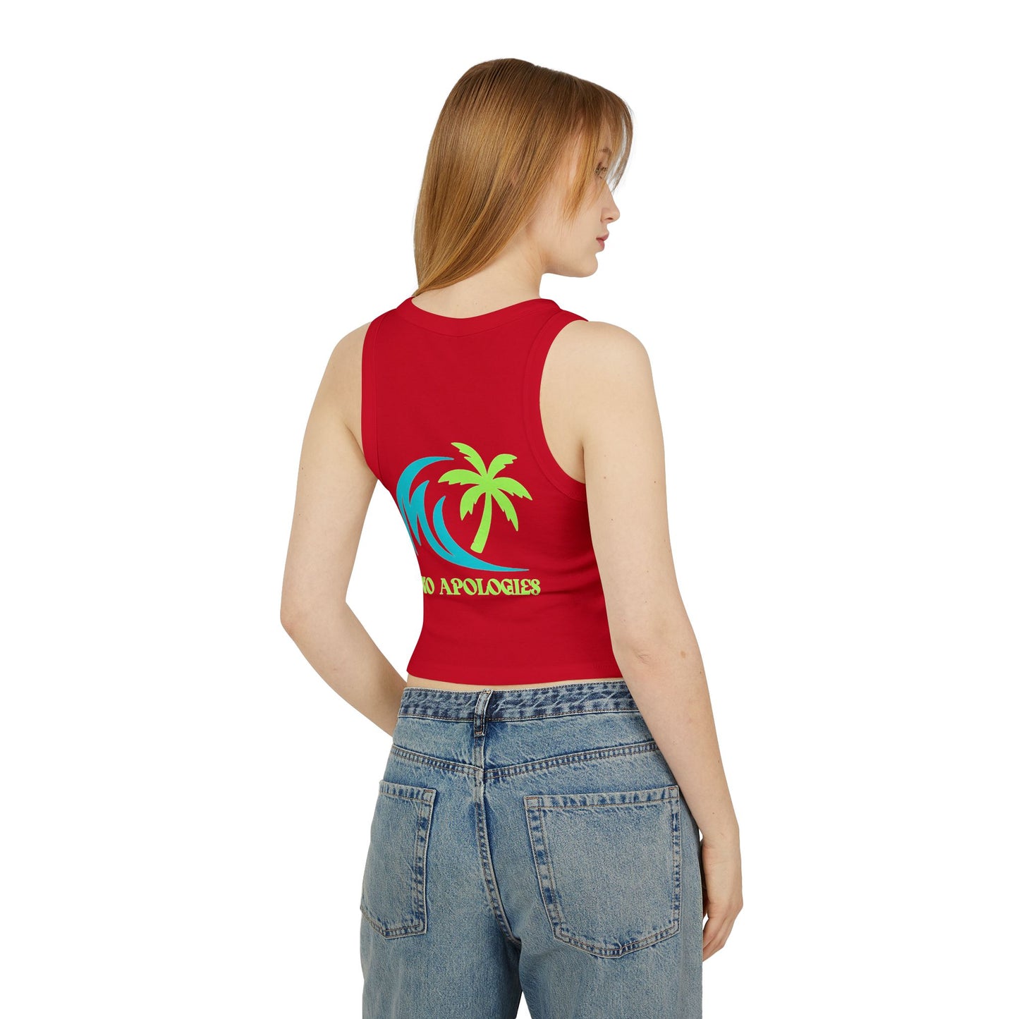 Women's Racer Tank Top - Sassy Summer Apparel, Beach Wear, Vacation Top