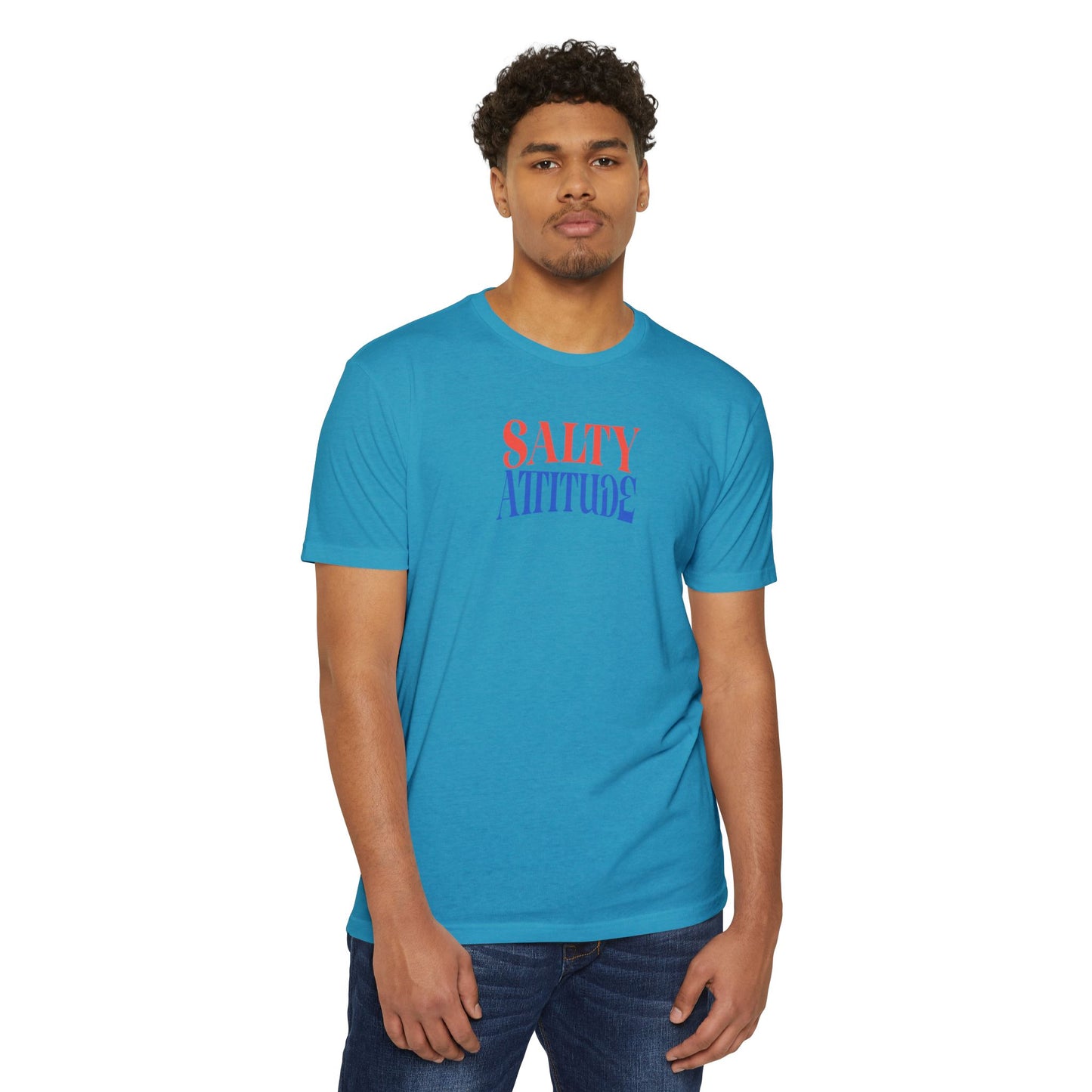 Salty Attitude Beach T-Shirt — Tropical Vacation Graphic Tee