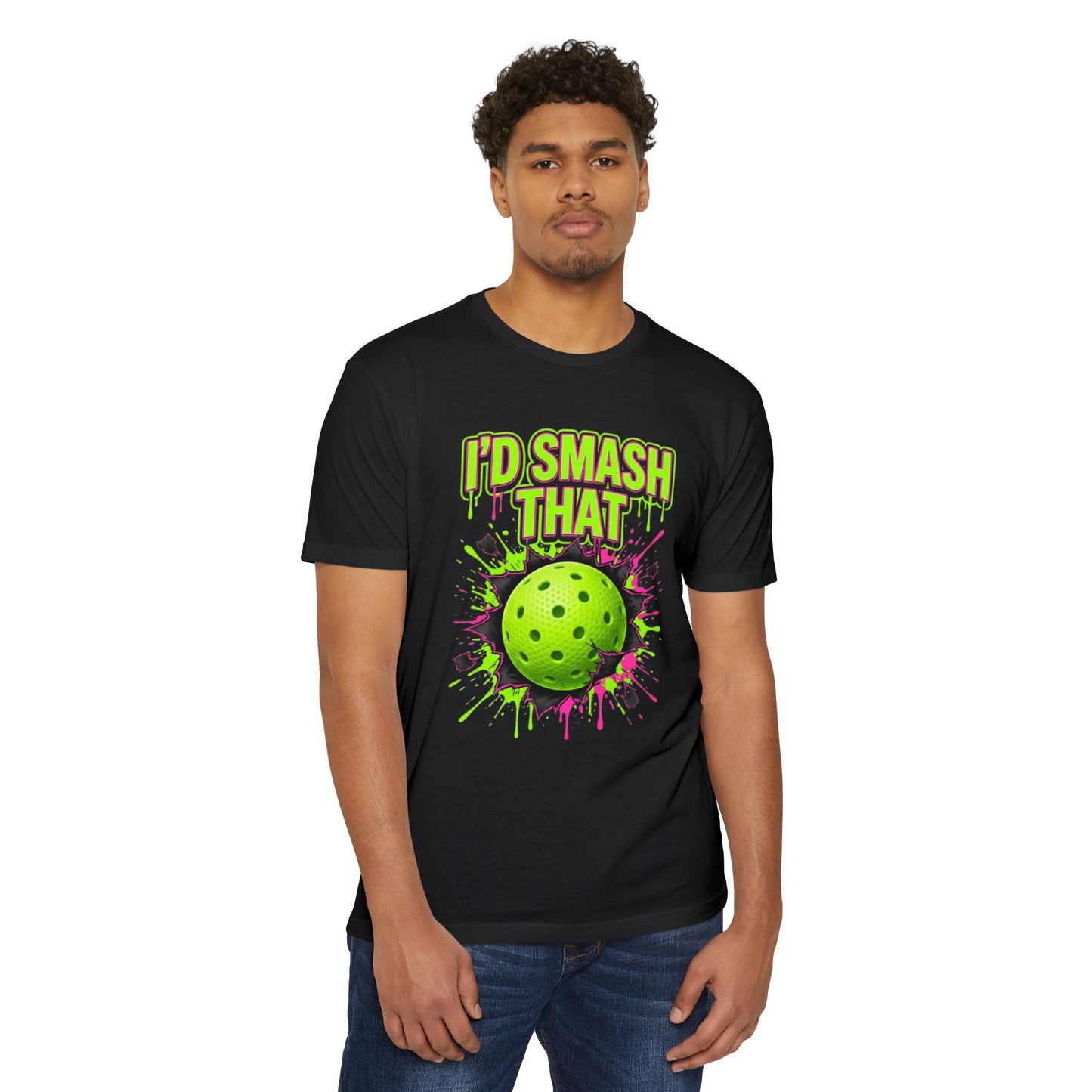 I'd Smash That Pickleball T-Shirt — Salty Attitude Graphic Tee