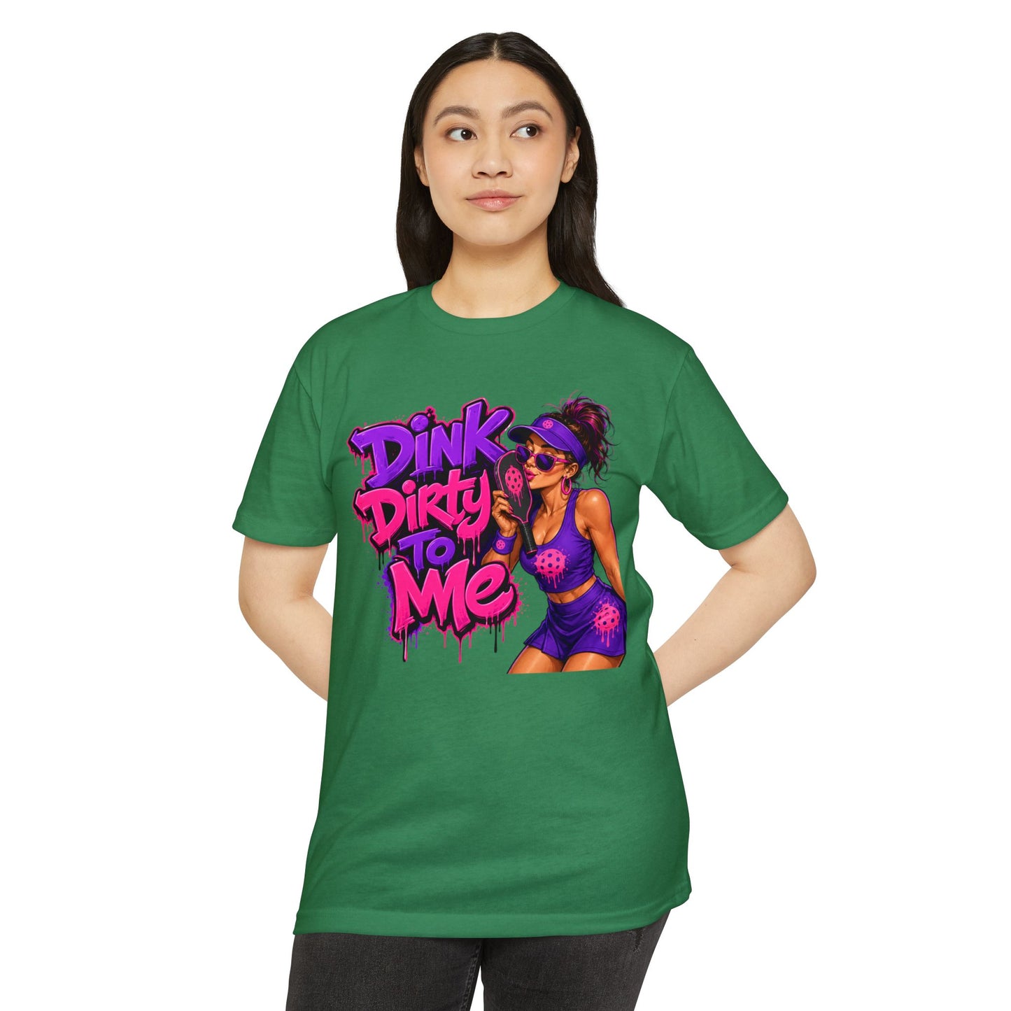 Dink Dirty To Me T-Shirt — Retro Pin-Up Beach Tee (Salty Attitude)