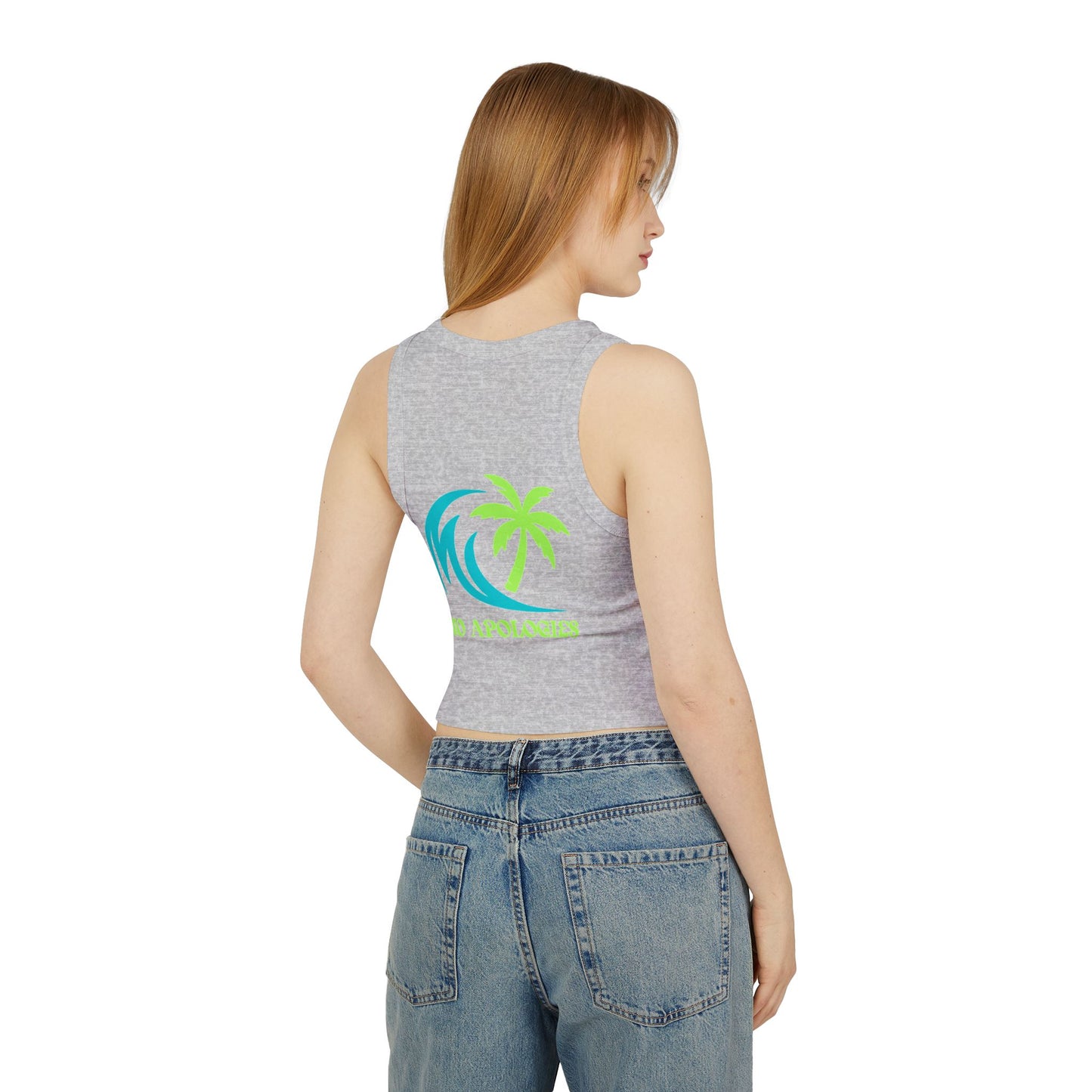 Women's Racer Tank Top - Sassy Summer Apparel, Beach Wear, Vacation Top