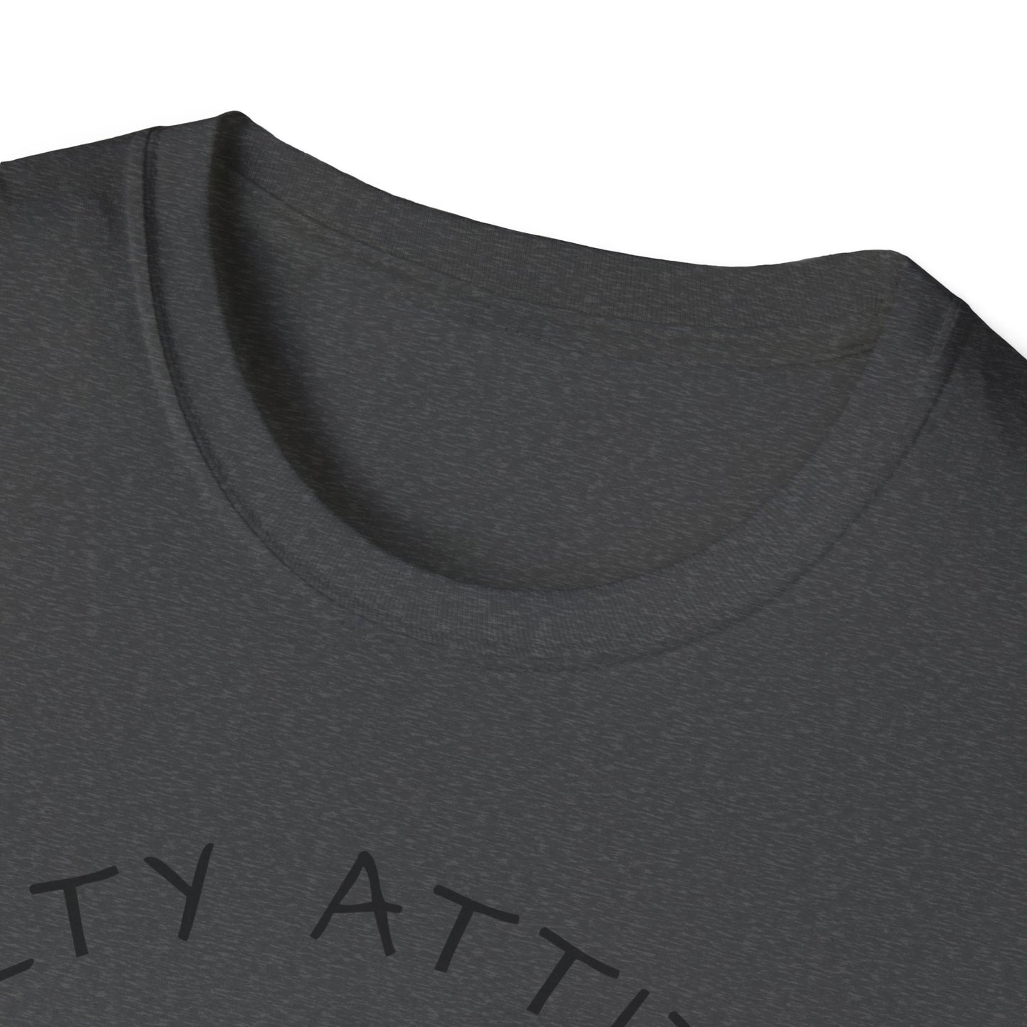 Salty Attitude Beach T-Shirt — Coastal Vacation Shirt with Sunglasses & Palm Icons