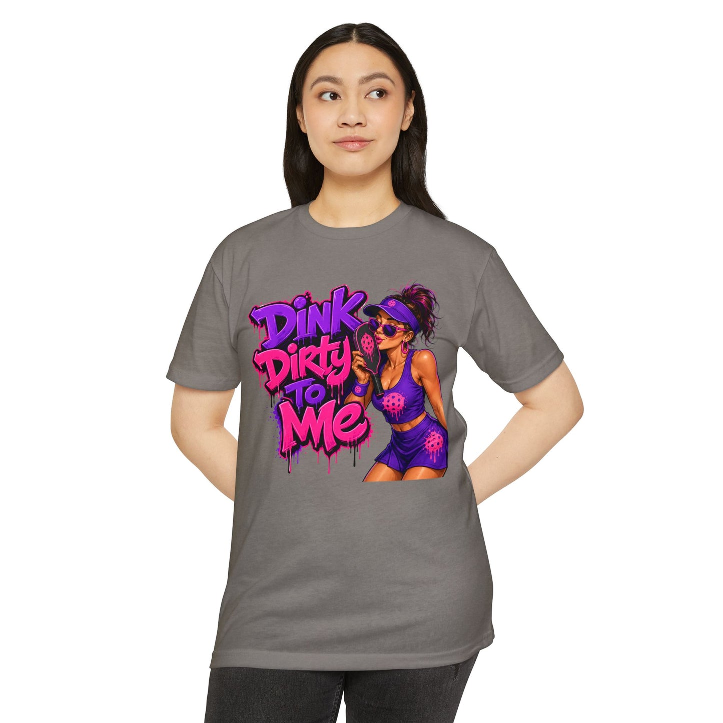 Dink Dirty To Me T-Shirt — Retro Pin-Up Beach Tee (Salty Attitude)