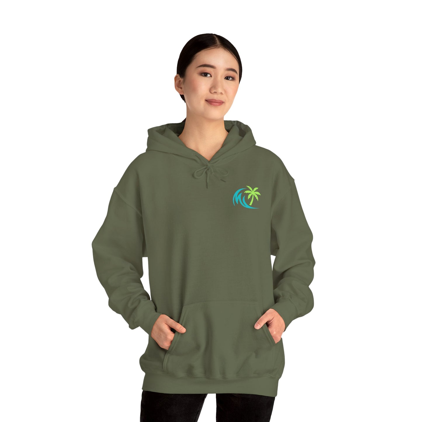 Vibes hoodie | Palm Tree Wave hoodie