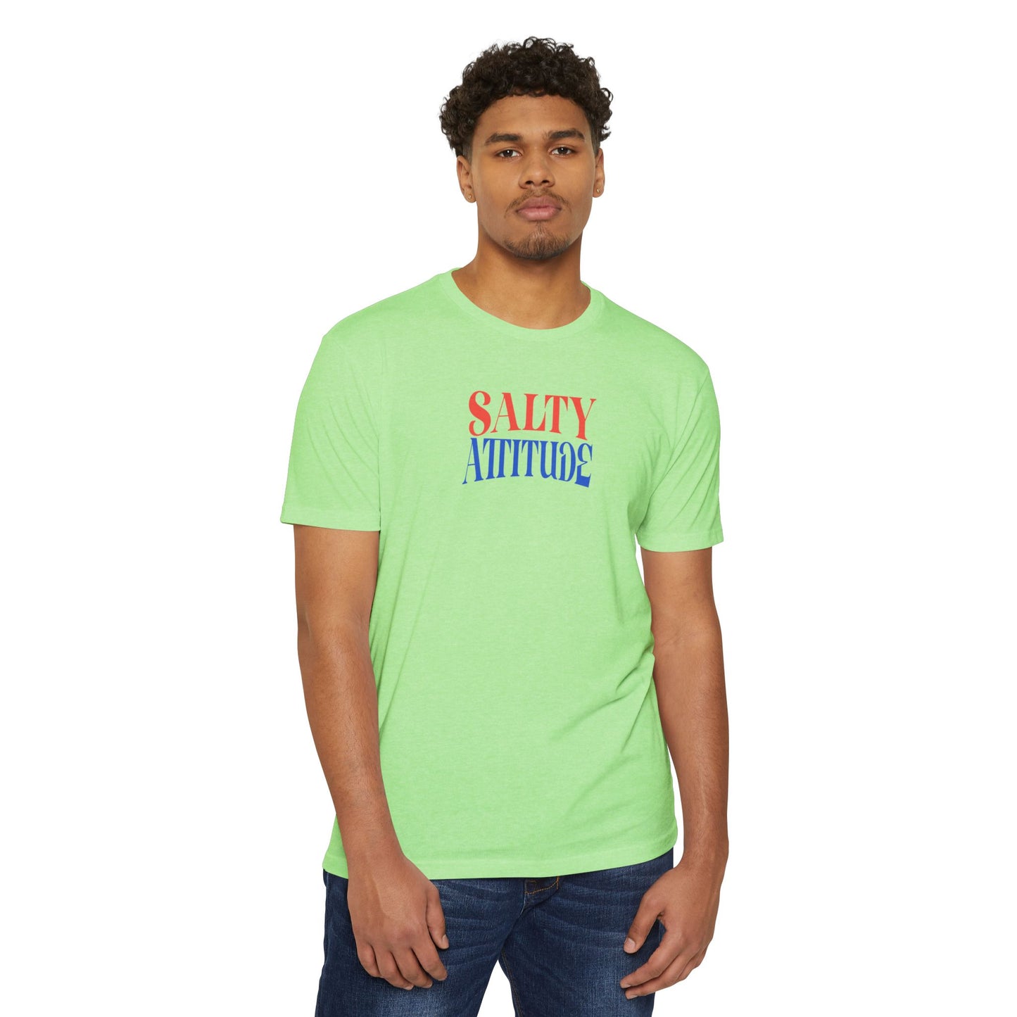 Salty Attitude Beach T-Shirt — Tropical Vacation Graphic Tee