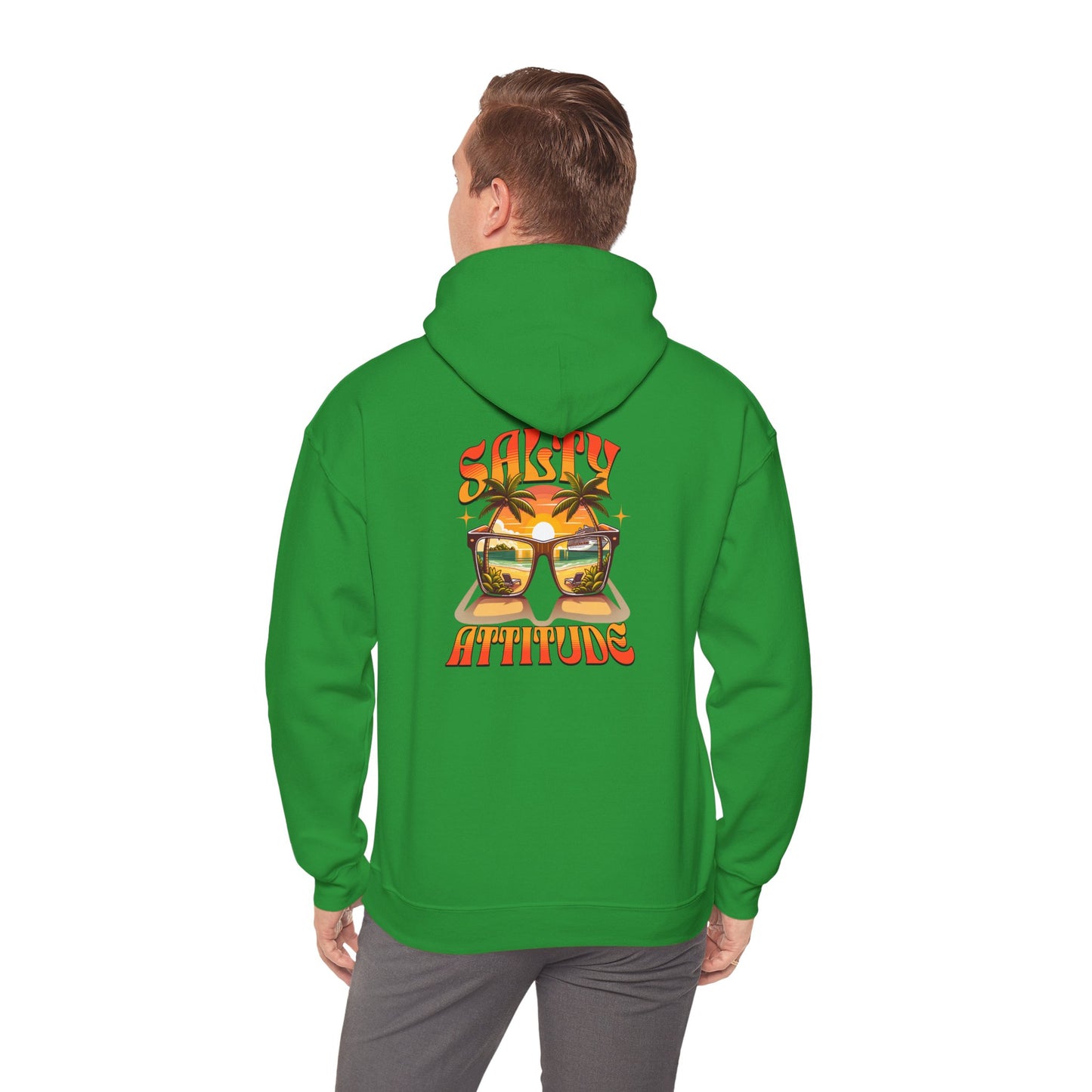 Sun glasses hoodie | Palm Tree Wave hoodie
