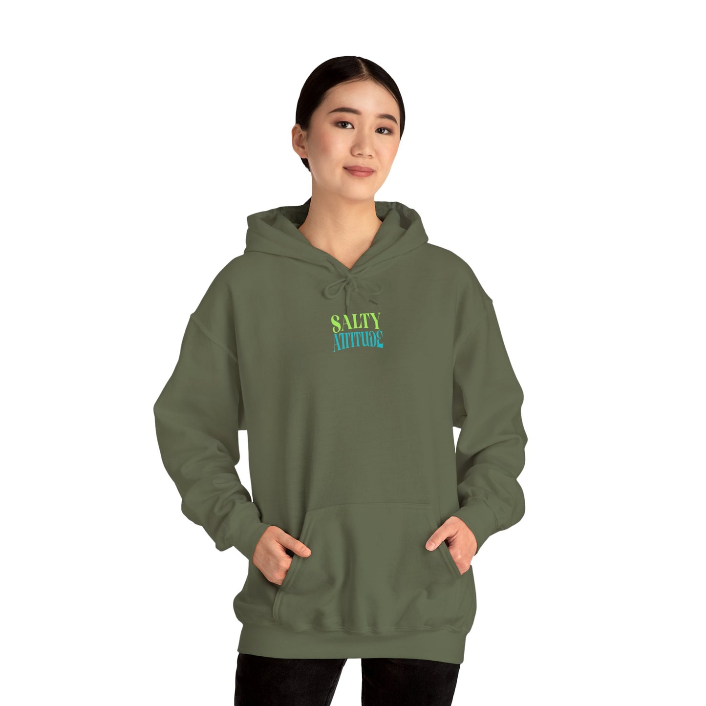 May Contain Alcohol | Palm Tree Wave hoodie