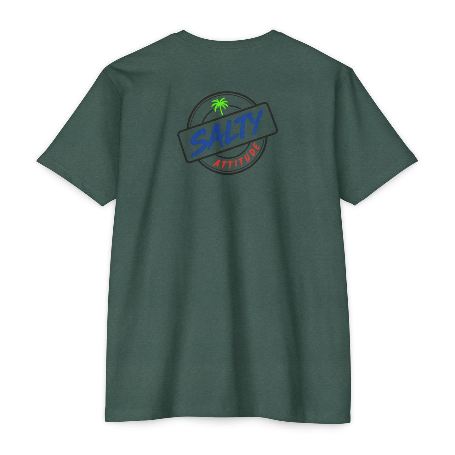T-Shirt — "Soft Hands Hard Paddle" Tropical Salty Attitude Surf Tee