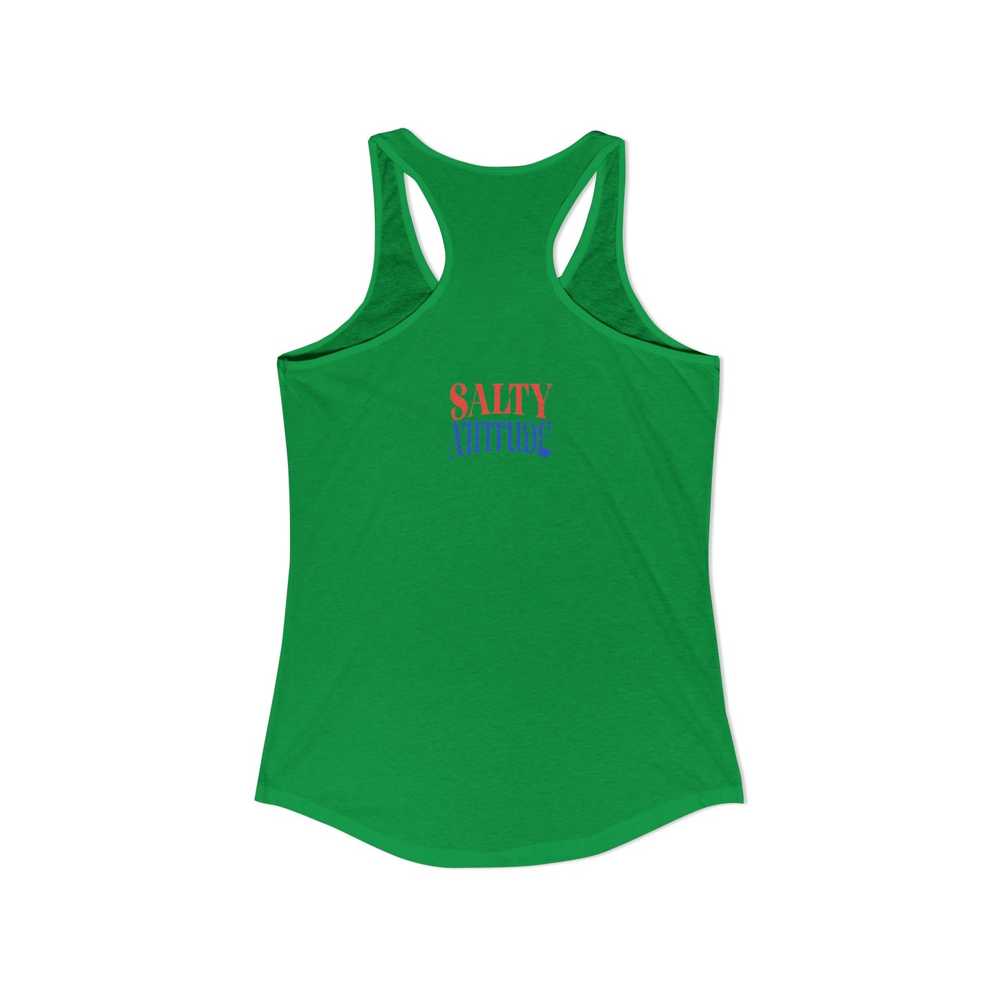 Skeleton Salty Attitude -  Women's Ideal Racerback Tank
