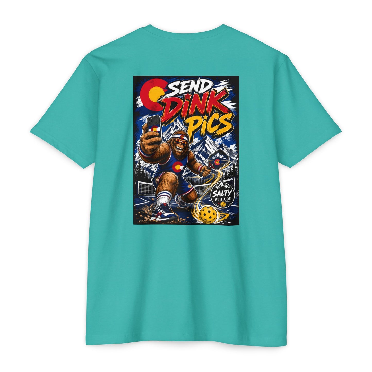 Send Dink Pics Basketball T‑Shirt — 'Salty Attitude' Retro Sports Graphic Tee