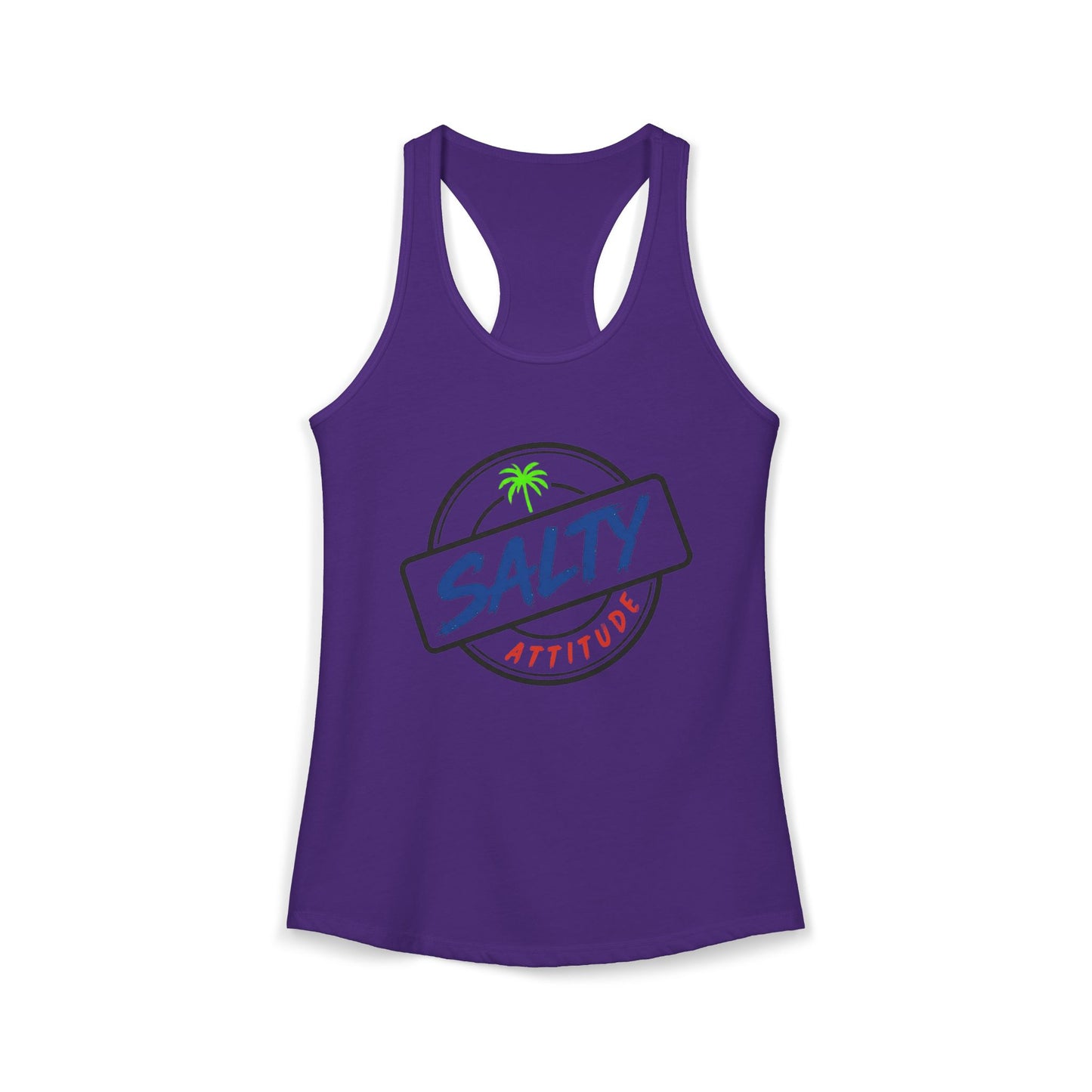 Salty Attitude - Women's Ideal Racerback Tank