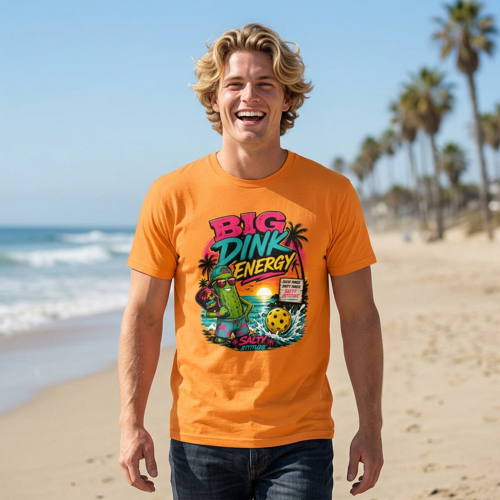 Big Dink Energy Pickleball T-Shirt — 'Big Dink Energy' Graphic Tee