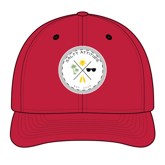 "Salty Attitude" Embroidered Patch Snapback