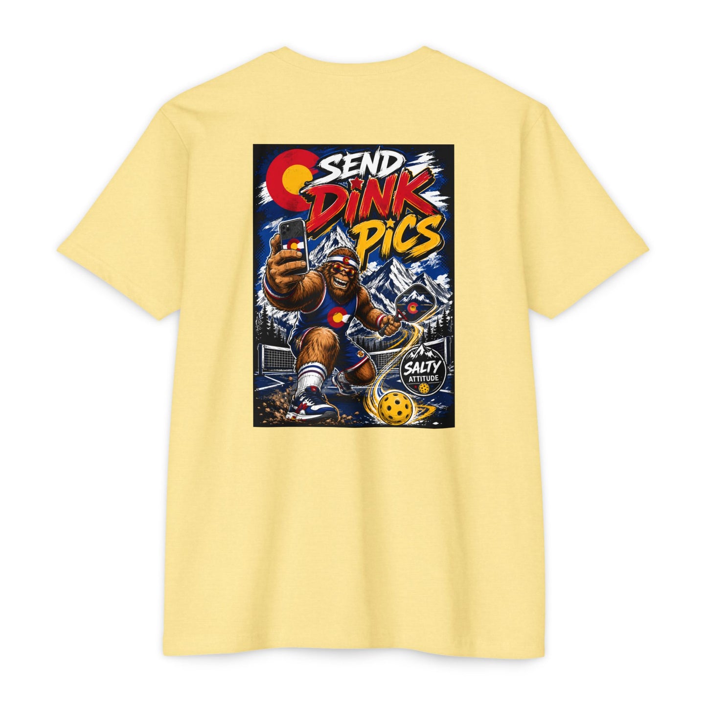 Send Dink Pics Basketball T‑Shirt — 'Salty Attitude' Retro Sports Graphic Tee