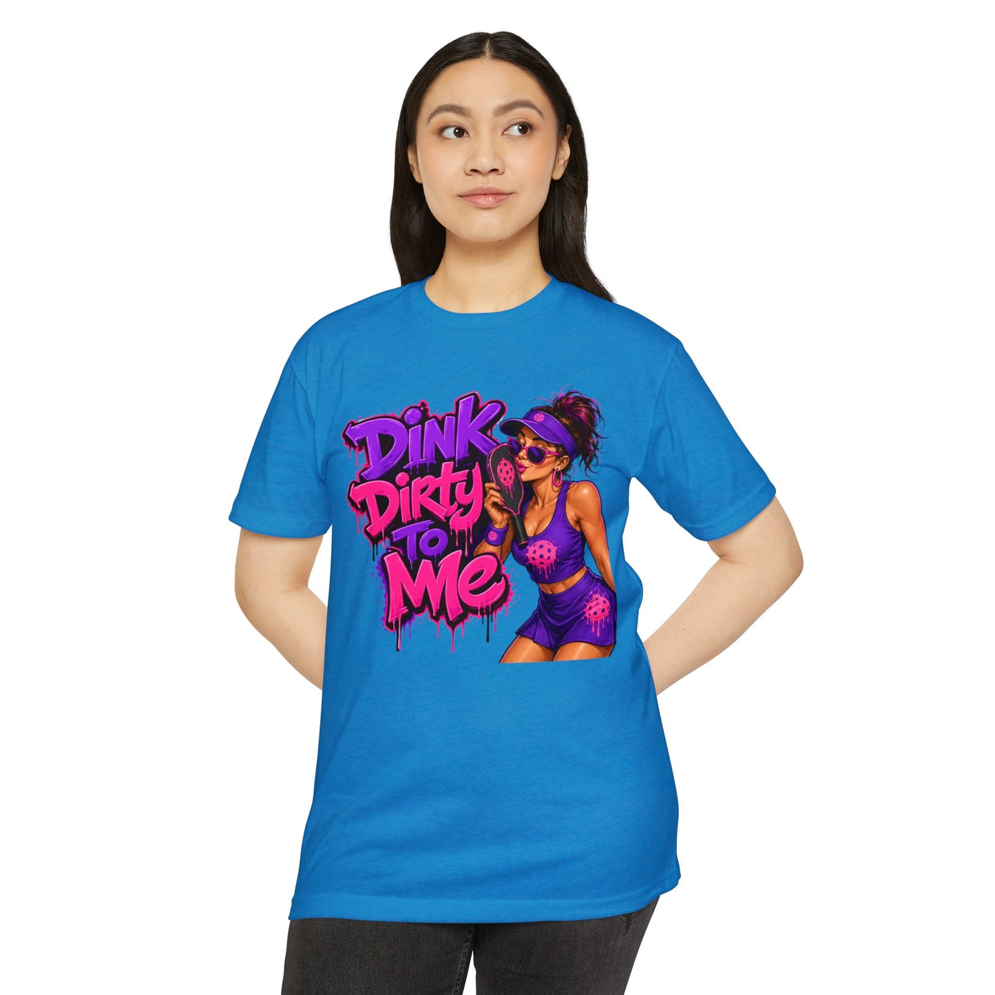 Dink Dirty To Me T-Shirt — Retro Pin-Up Beach Tee (Salty Attitude)