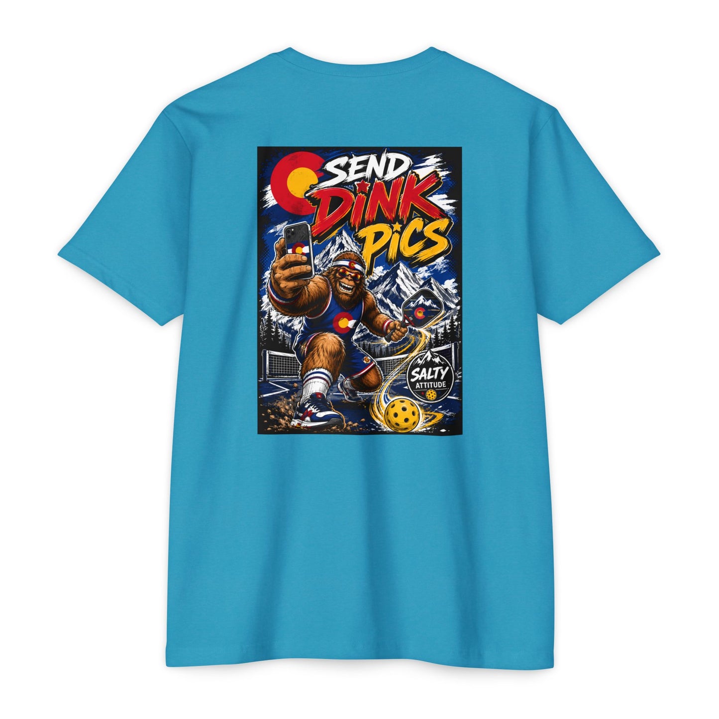 Send Dink Pics Basketball T‑Shirt — 'Salty Attitude' Retro Sports Graphic Tee