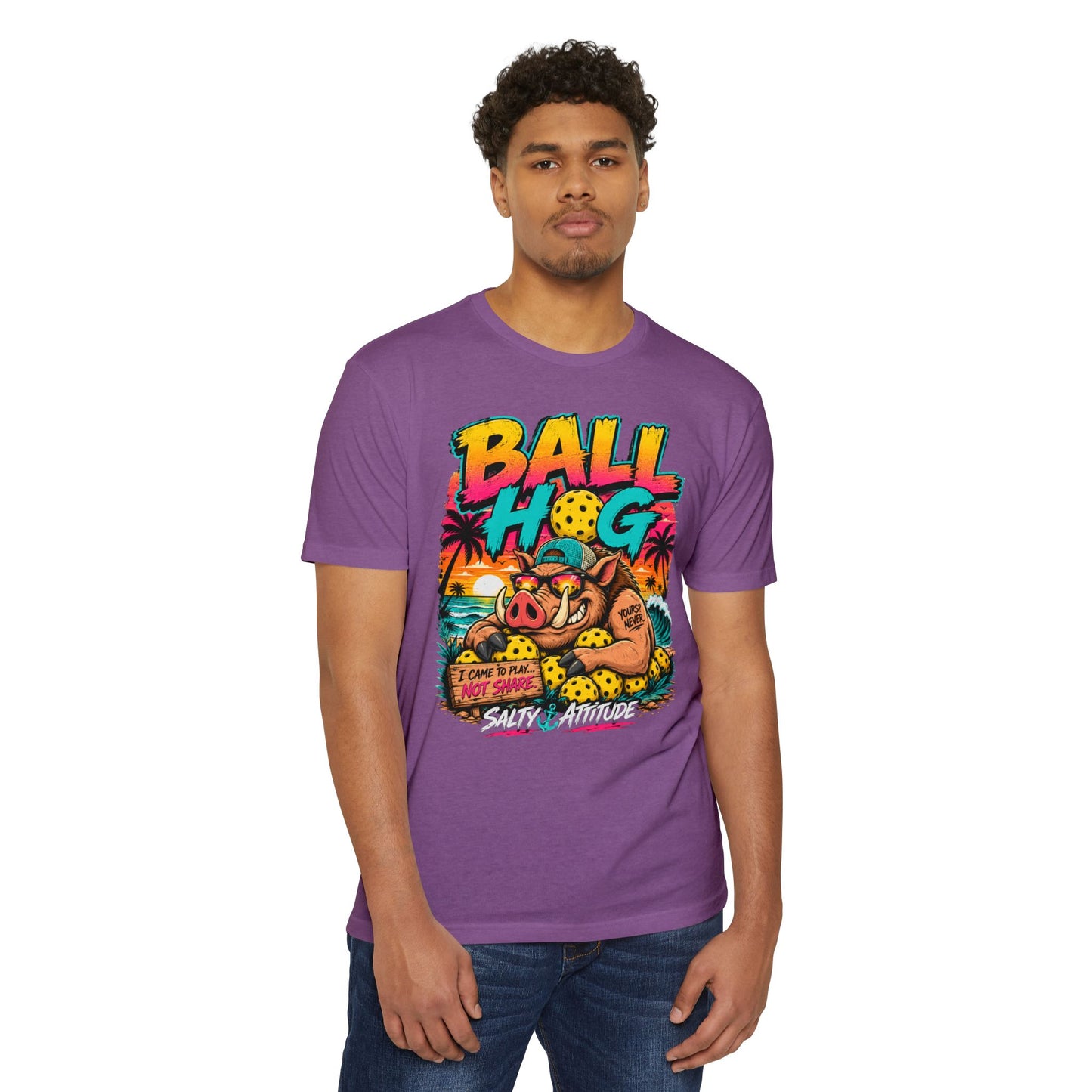 Ball Hog Beach Tee — "I Can't Be Held Responsible" Salty Attitude Graphic T-Shirt