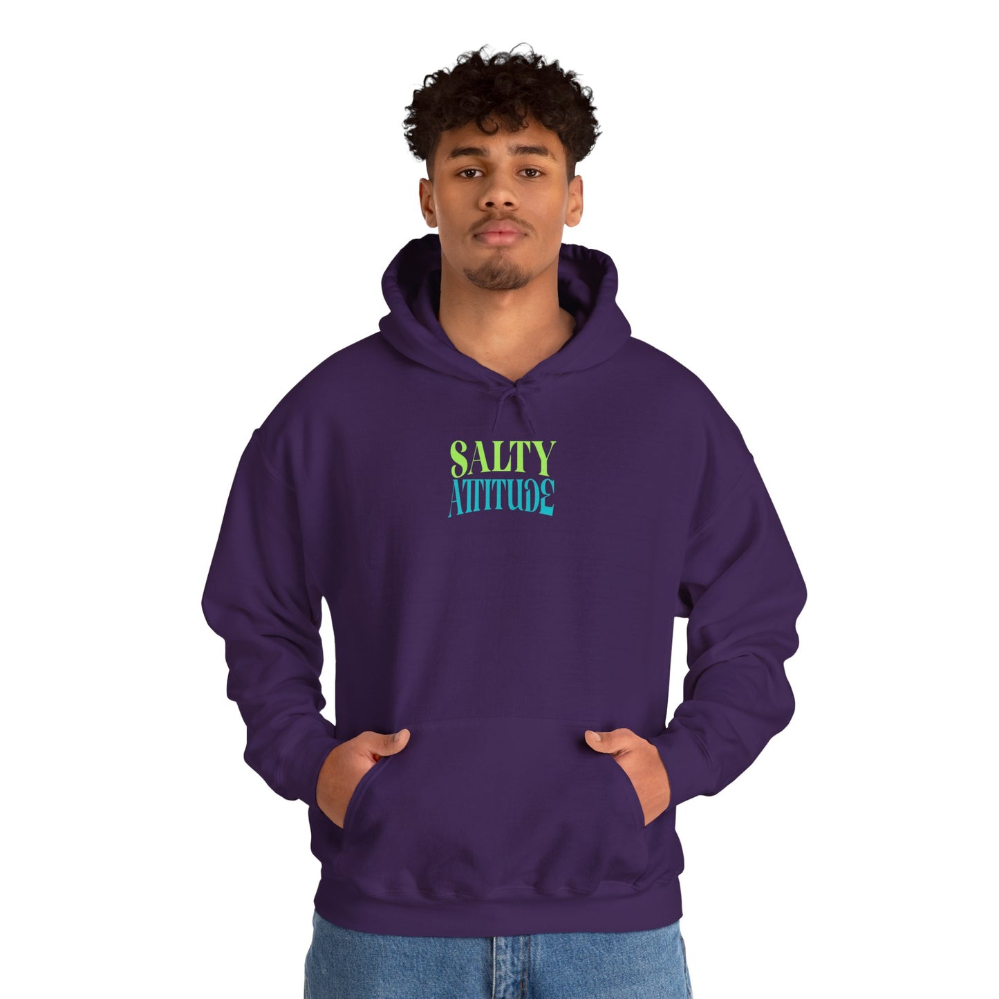 Salty Vibes hoodie | Palm Tree Wave hoodie