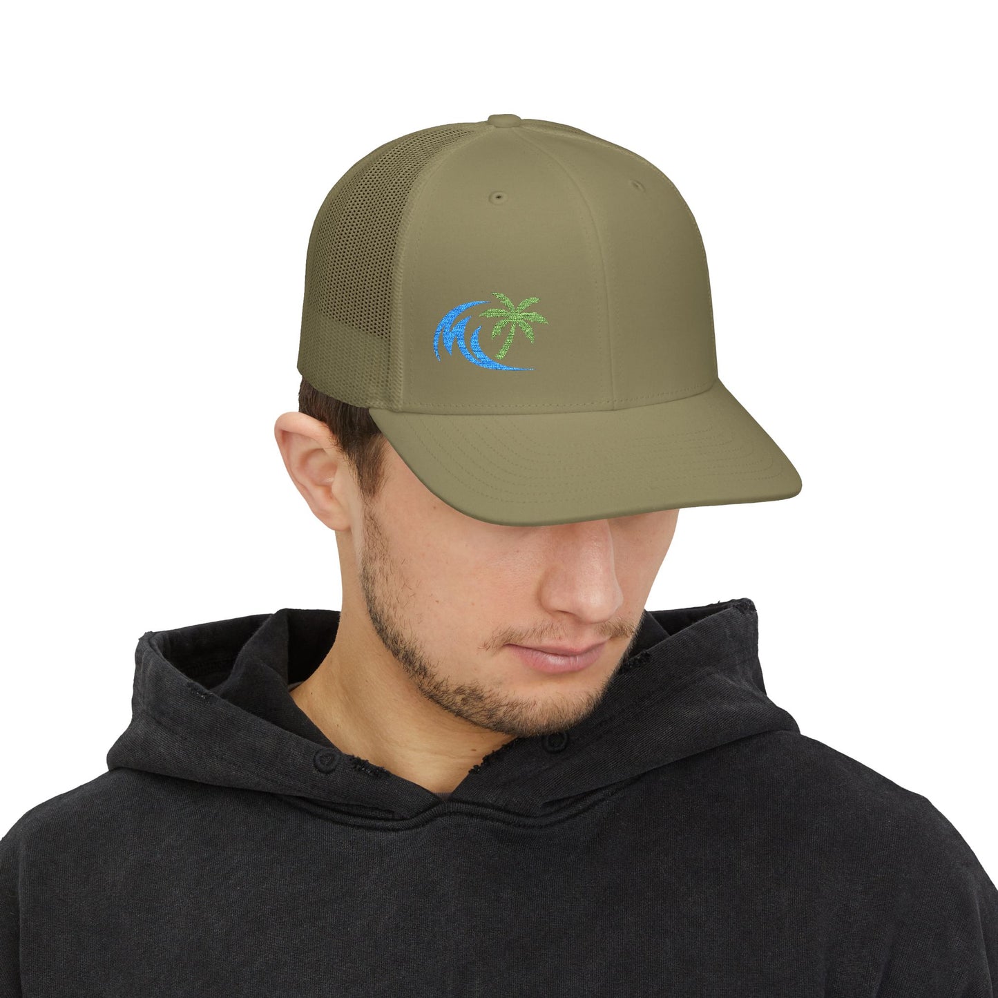 Beach Vibes Embroidered Snapback Cap - Hat for Summer, Outdoor Adventures
