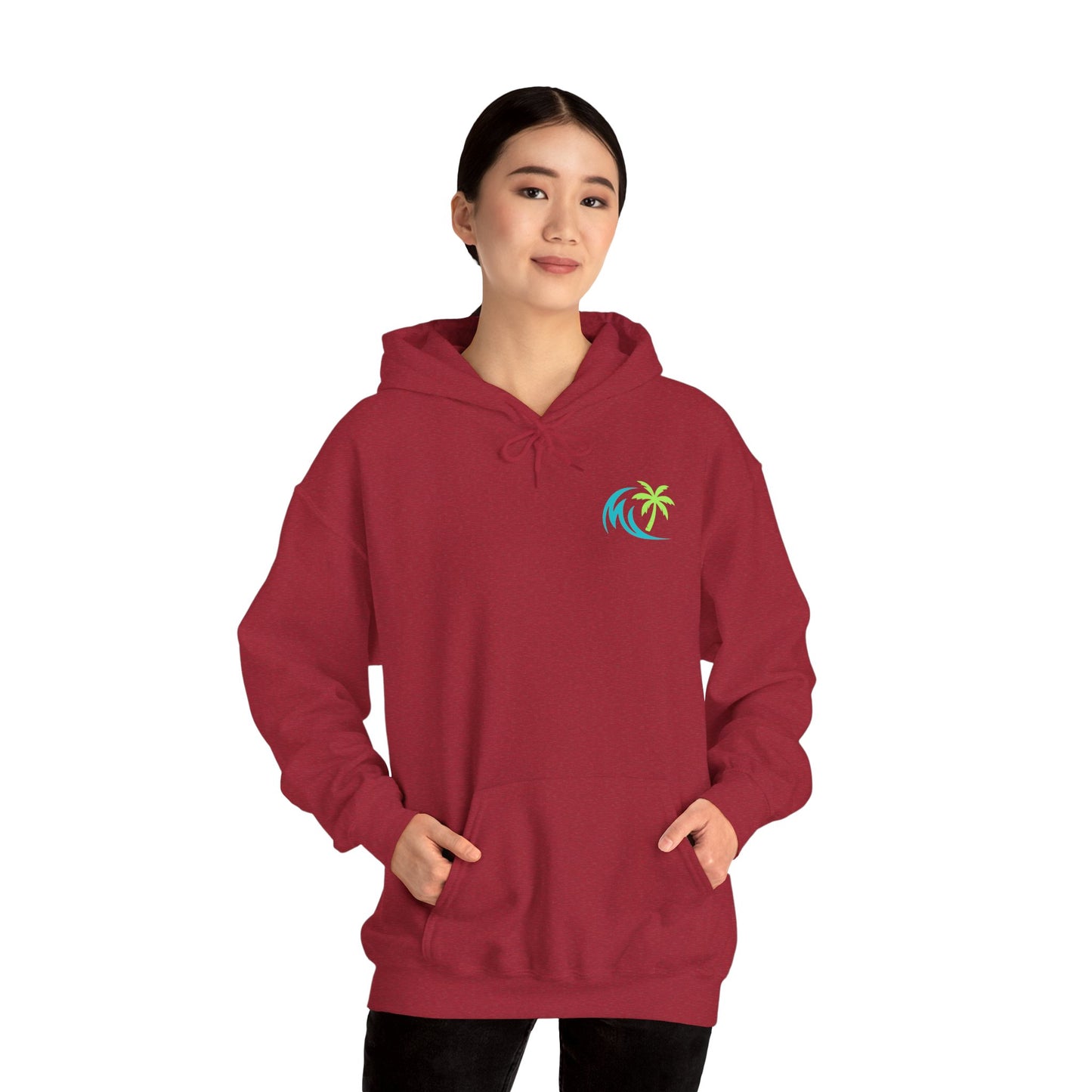 Vibes hoodie | Palm Tree Wave hoodie