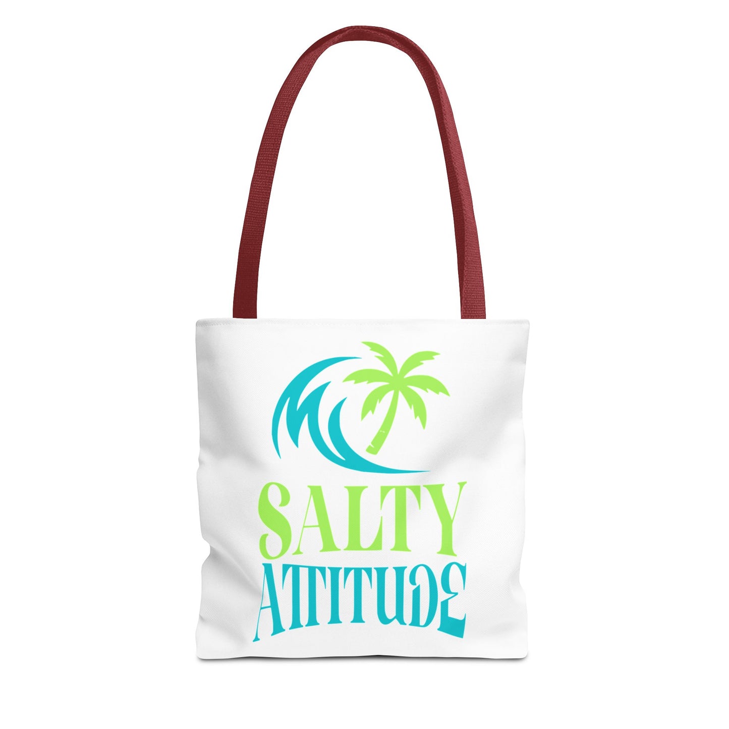 Salty Attitude Tote Bag - Beach Vibes, Summer Essential, Fun Gift, Eco-Friendly