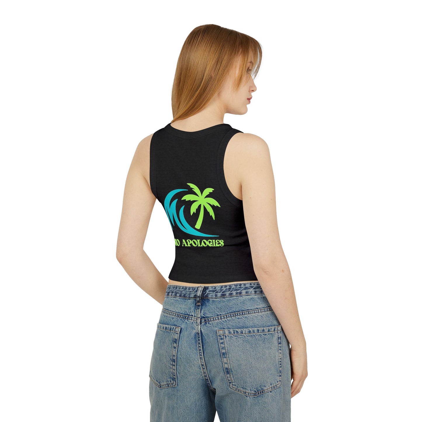 Women's Racer Tank Top - Sassy Summer Apparel, Beach Wear, Vacation Top