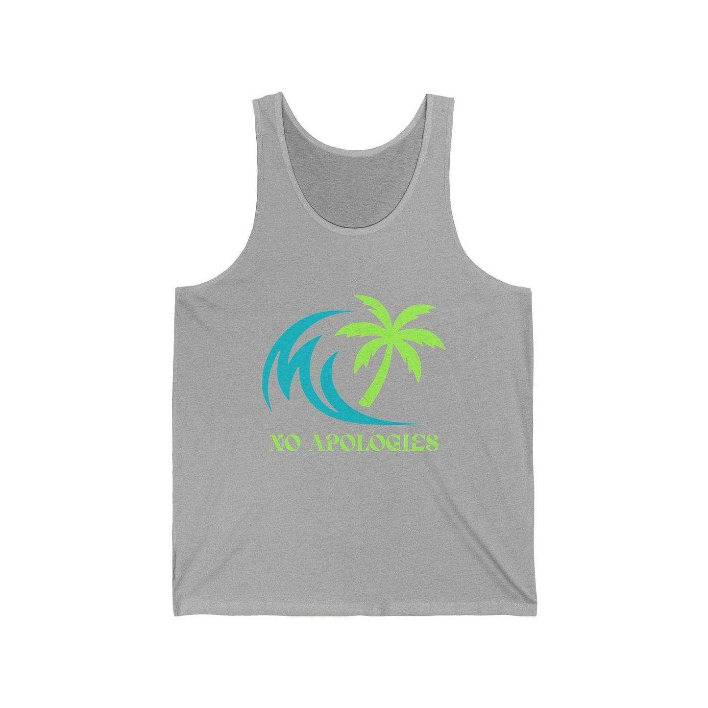 Tropical Vibes Tank, Beach Party Wear, No Apologies Top, Salty Attitude Shirt