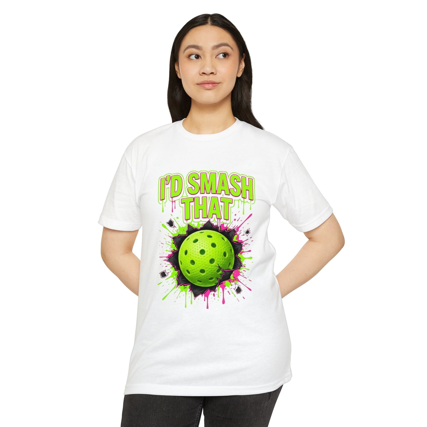 I'd Smash That Pickleball T-Shirt — Salty Attitude Graphic Tee