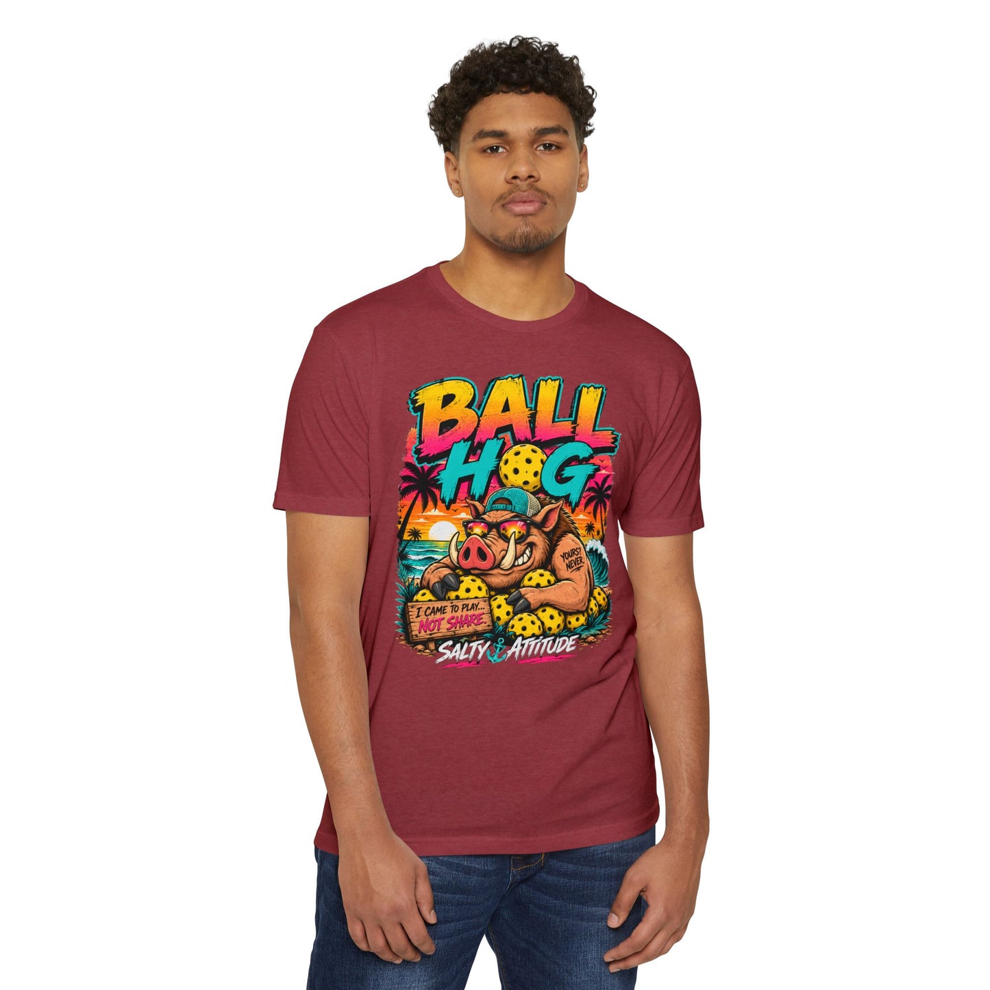 Ball Hog Beach Tee — "I Can't Be Held Responsible" Salty Attitude Graphic T-Shirt