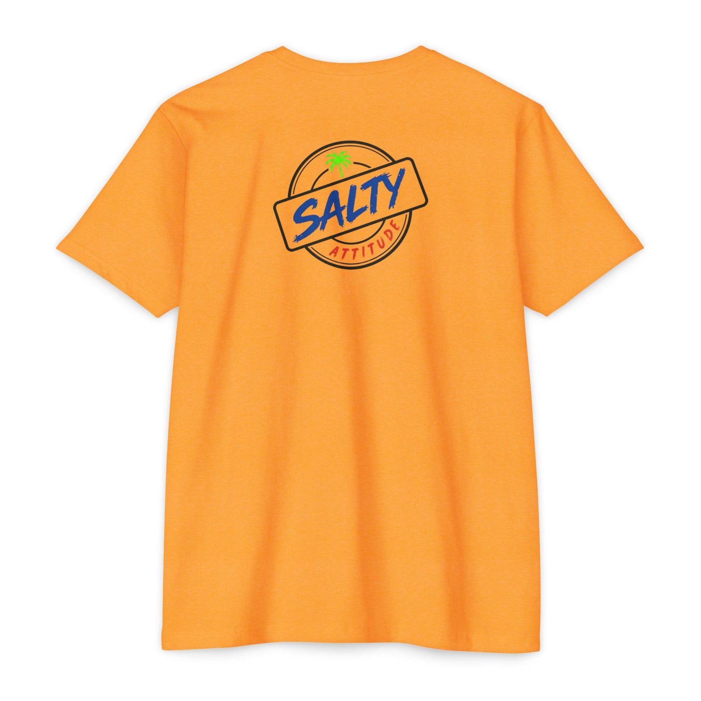 T-Shirt — "Soft Hands Hard Paddle" Tropical Salty Attitude Surf Tee