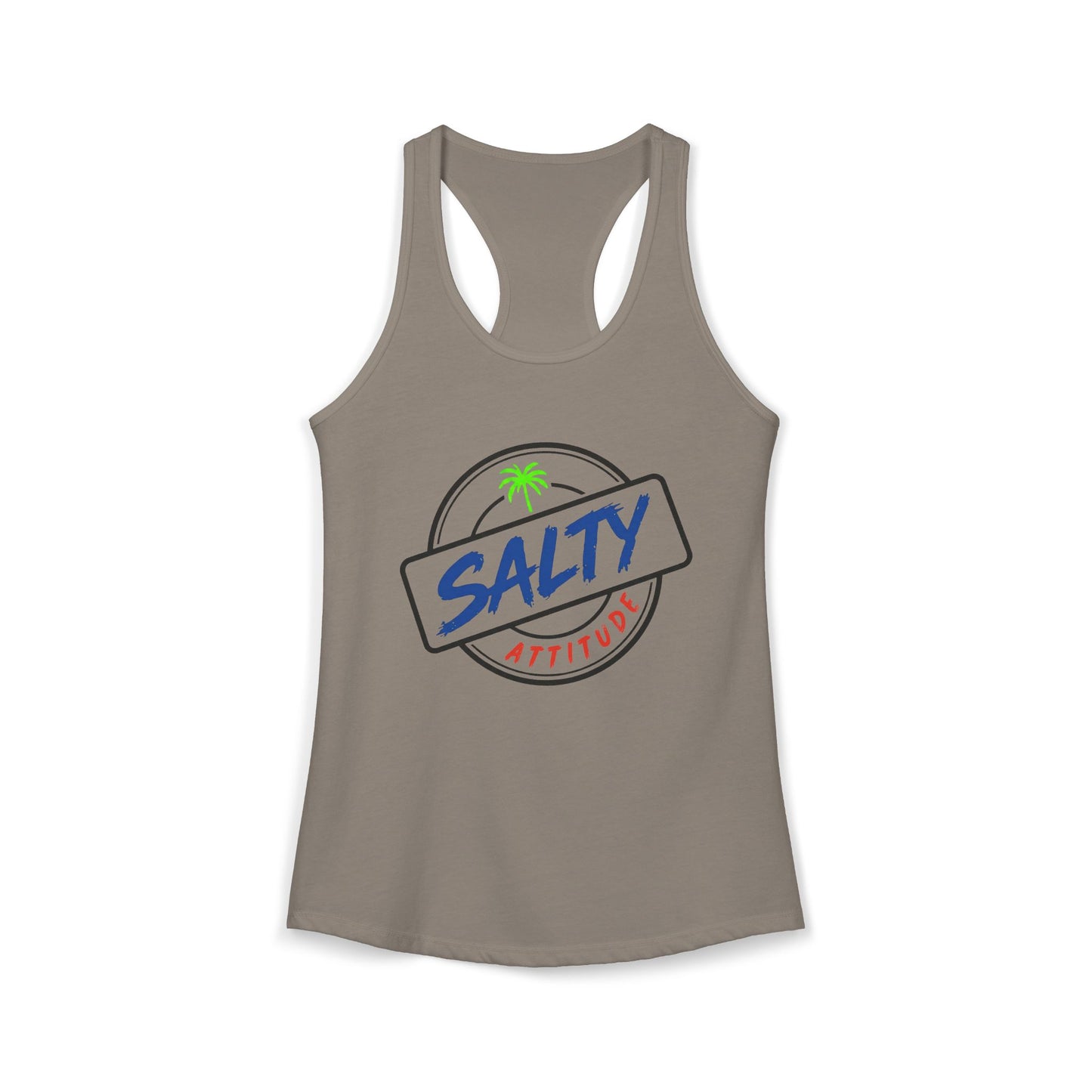 Salty Attitude - Women's Ideal Racerback Tank