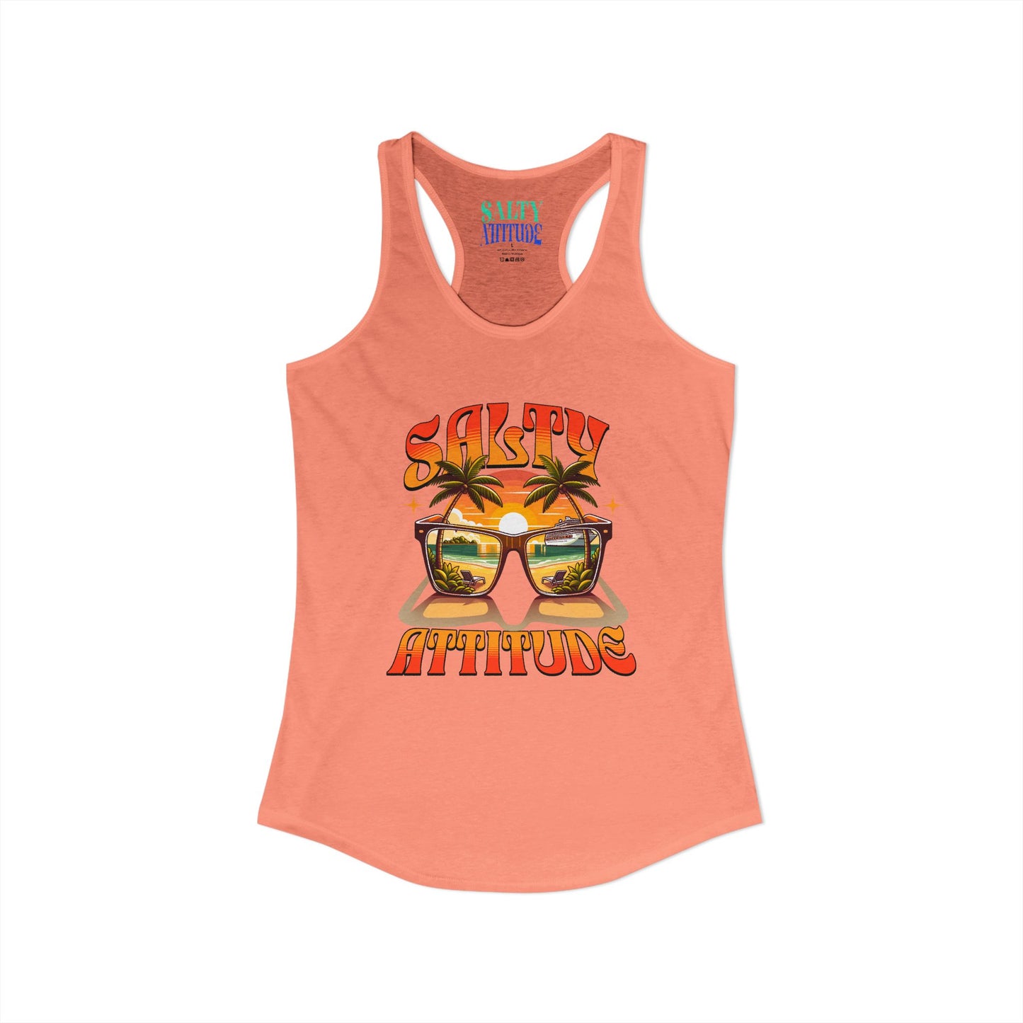 Salty Attitude Sunglass - Women's Ideal Racerback Tank