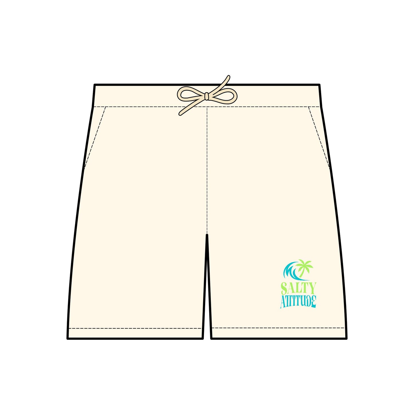 Beachy Vibe Unisex Fleece Sweat Shorts, Casual Summer Shorts, Relaxed Fit