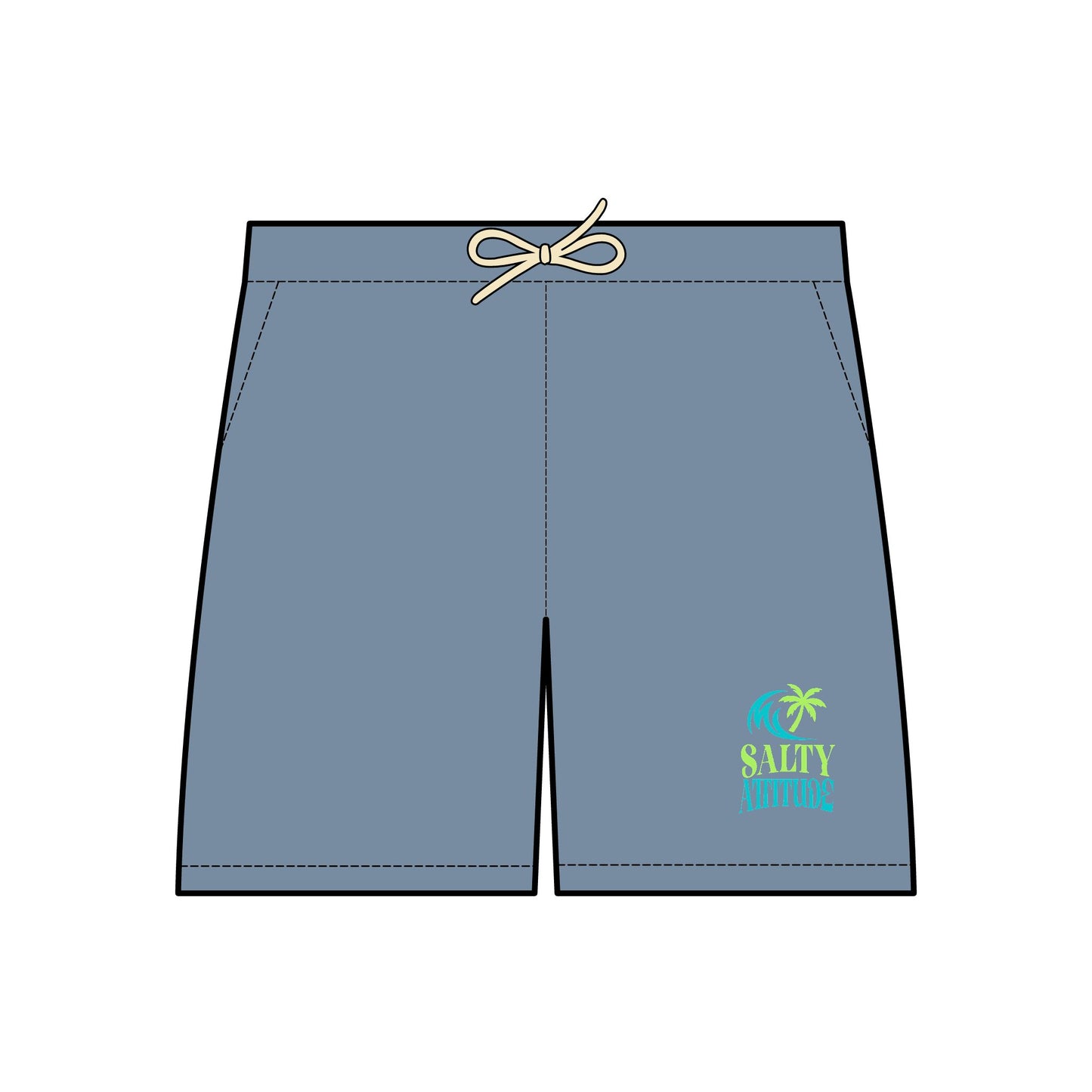 Beachy Vibe Unisex Fleece Sweat Shorts, Casual Summer Shorts, Relaxed Fit