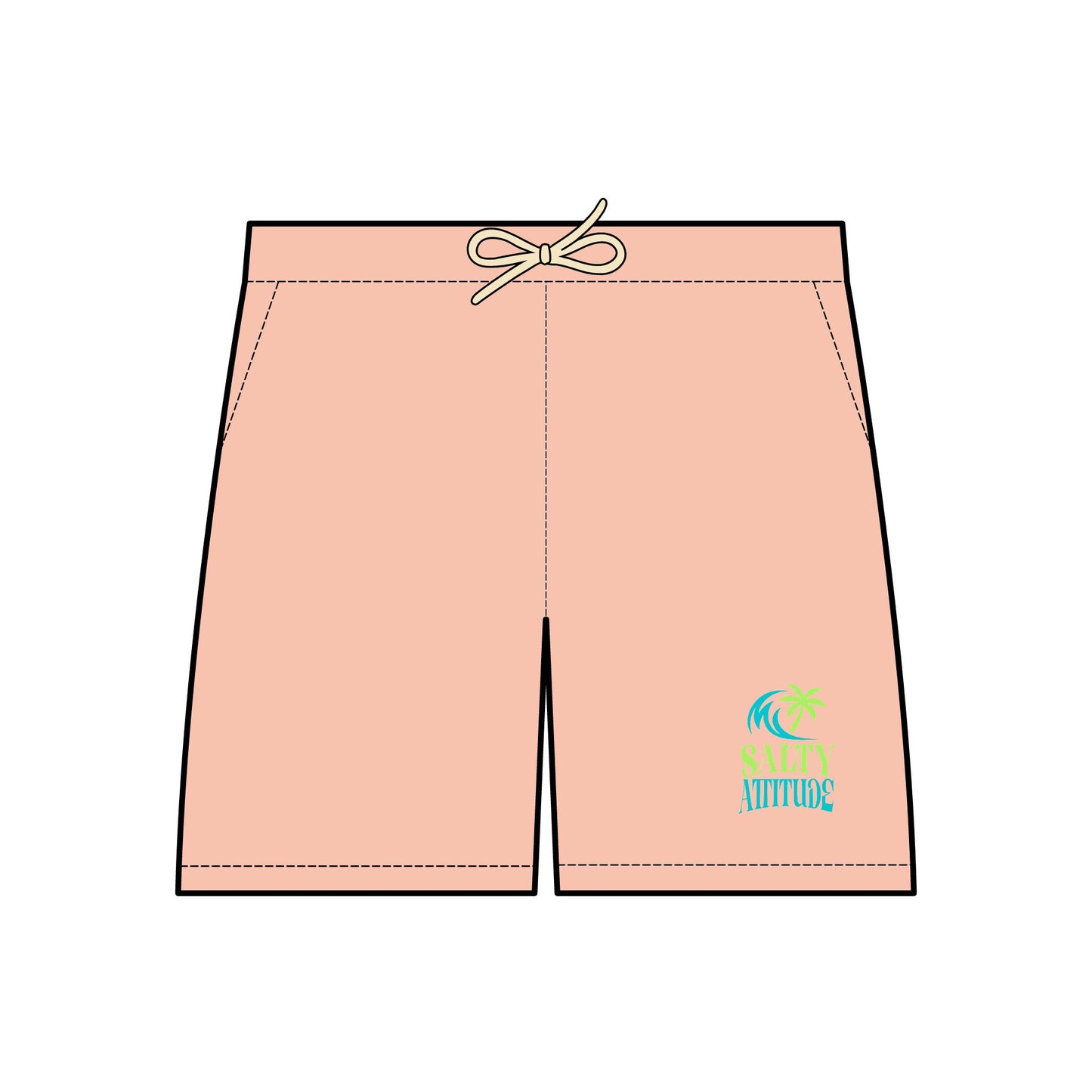 Beachy Vibe Unisex Fleece Sweat Shorts, Casual Summer Shorts, Relaxed Fit