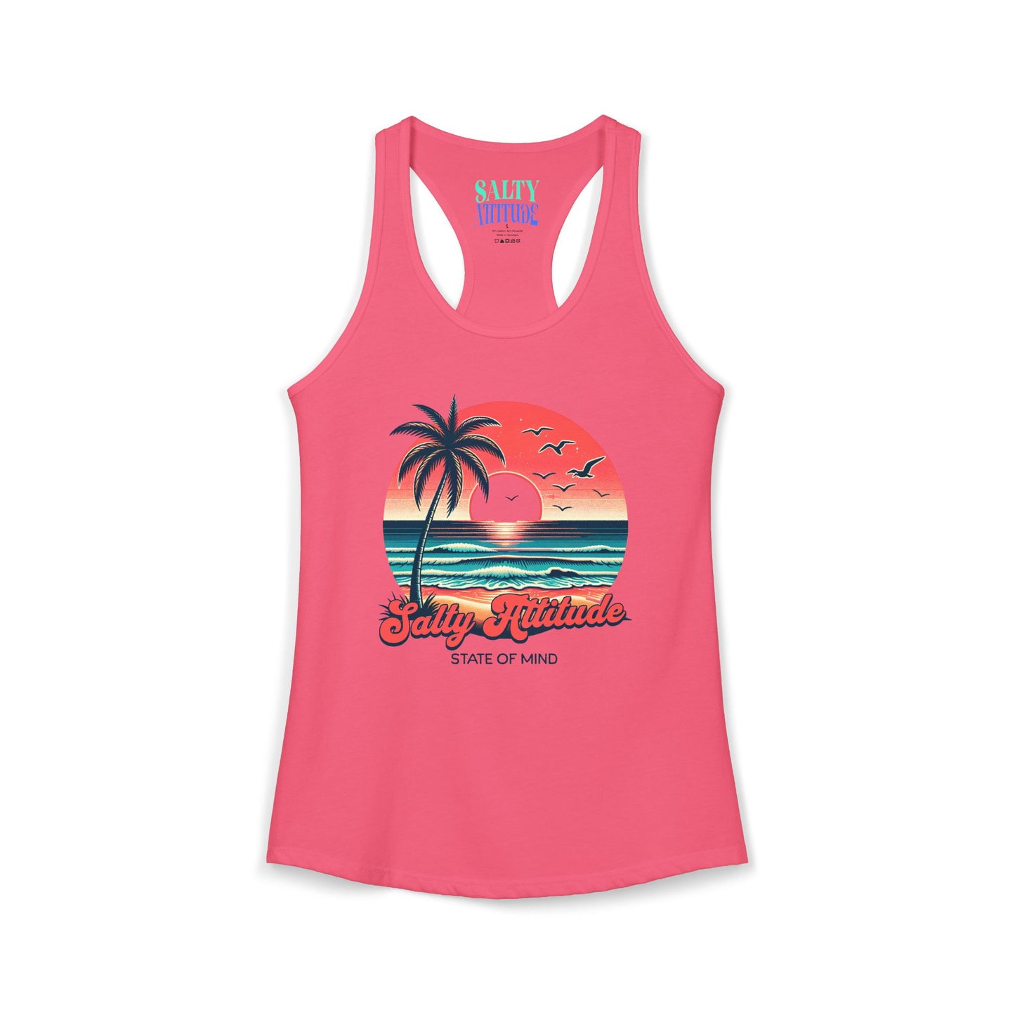Salty Attitude  -  Women's Ideal Racerback Tank