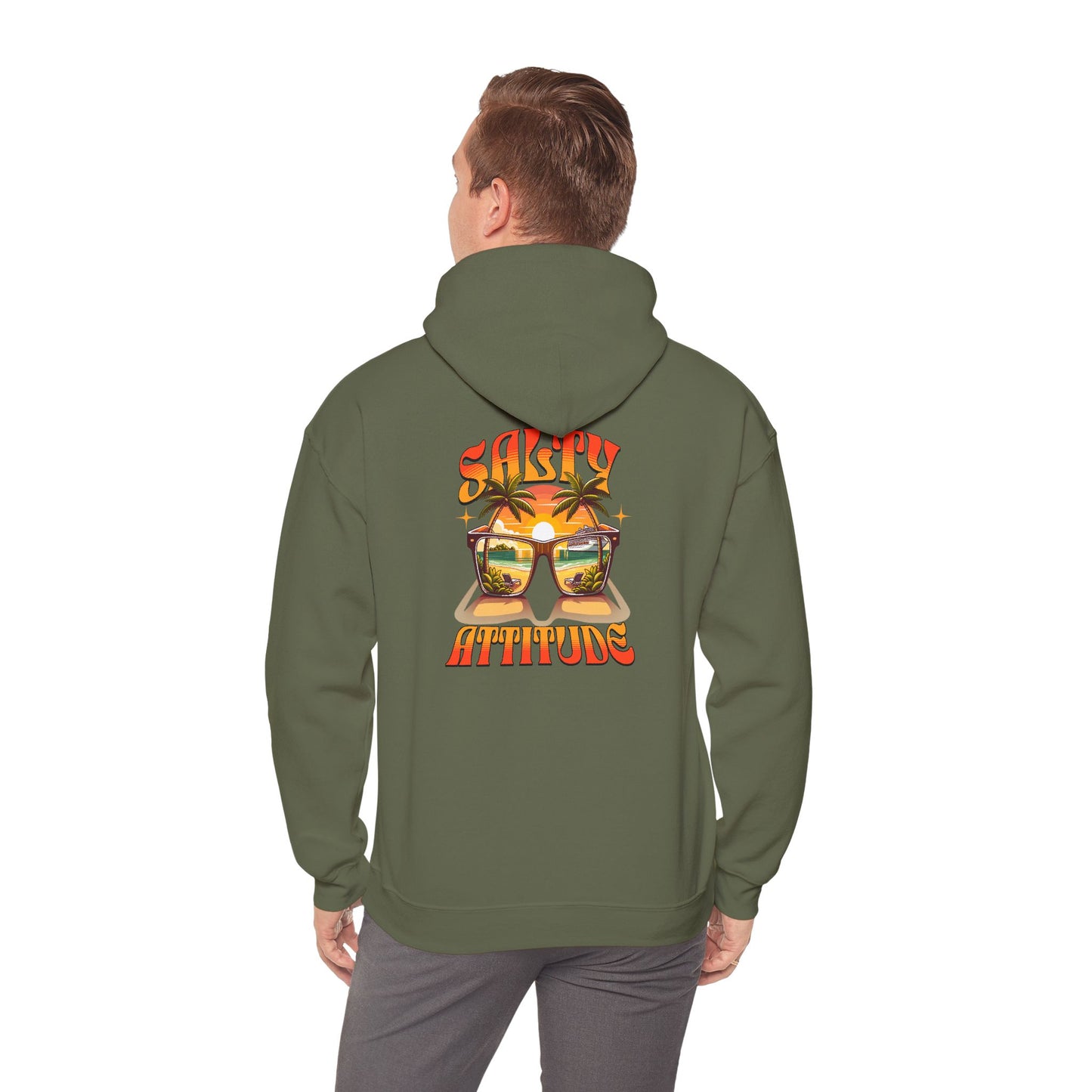 Sun glasses hoodie | Palm Tree Wave hoodie