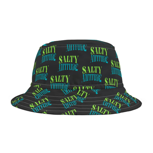 Salty Vibes Bucket Hat, Trendy Beach Hat, Summer Accessory