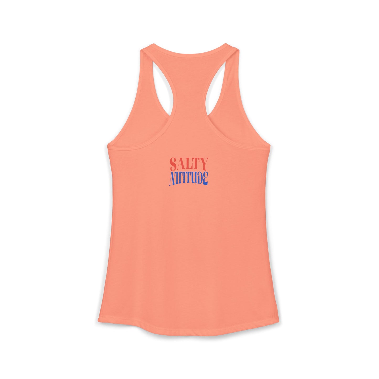 Skeleton Salty Attitude -  Women's Ideal Racerback Tank