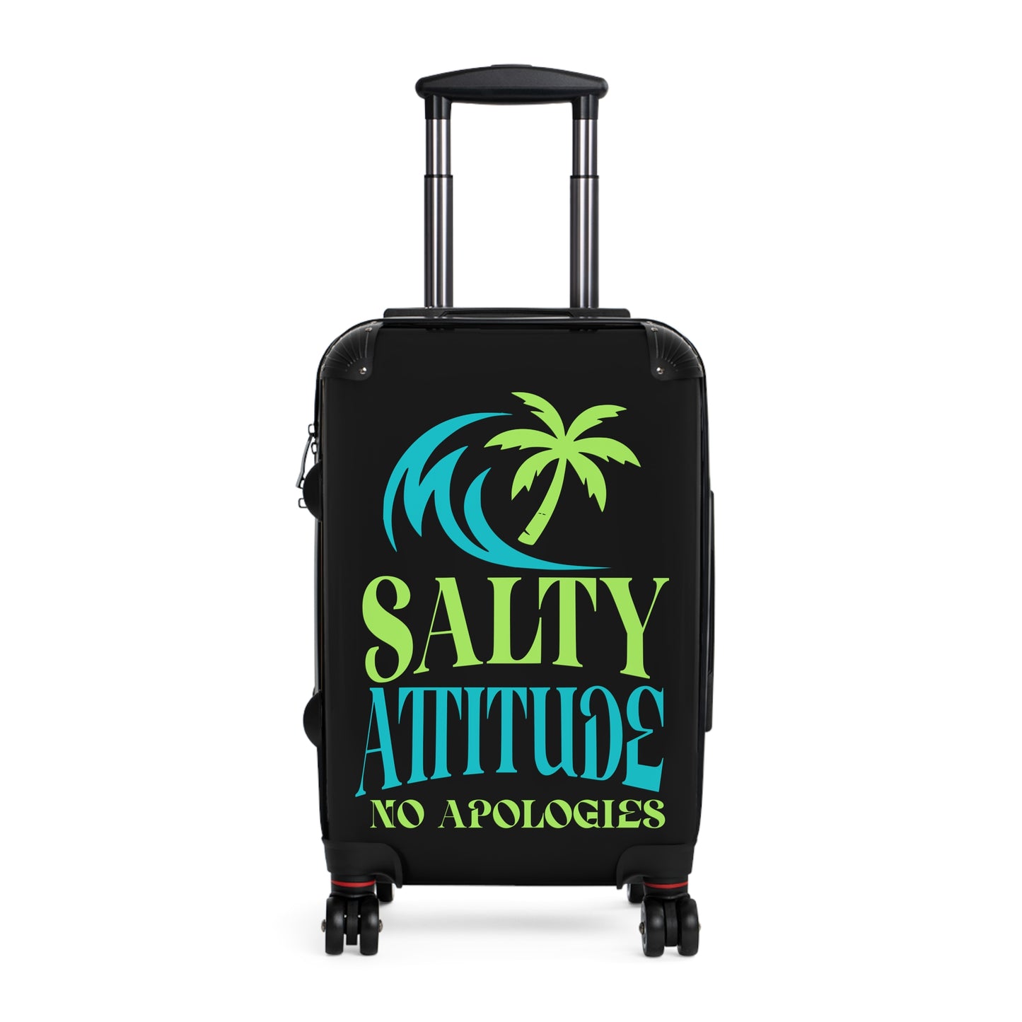 Suitcase — "Salty Attitude No Apologies" Beach Carry-On Luggage